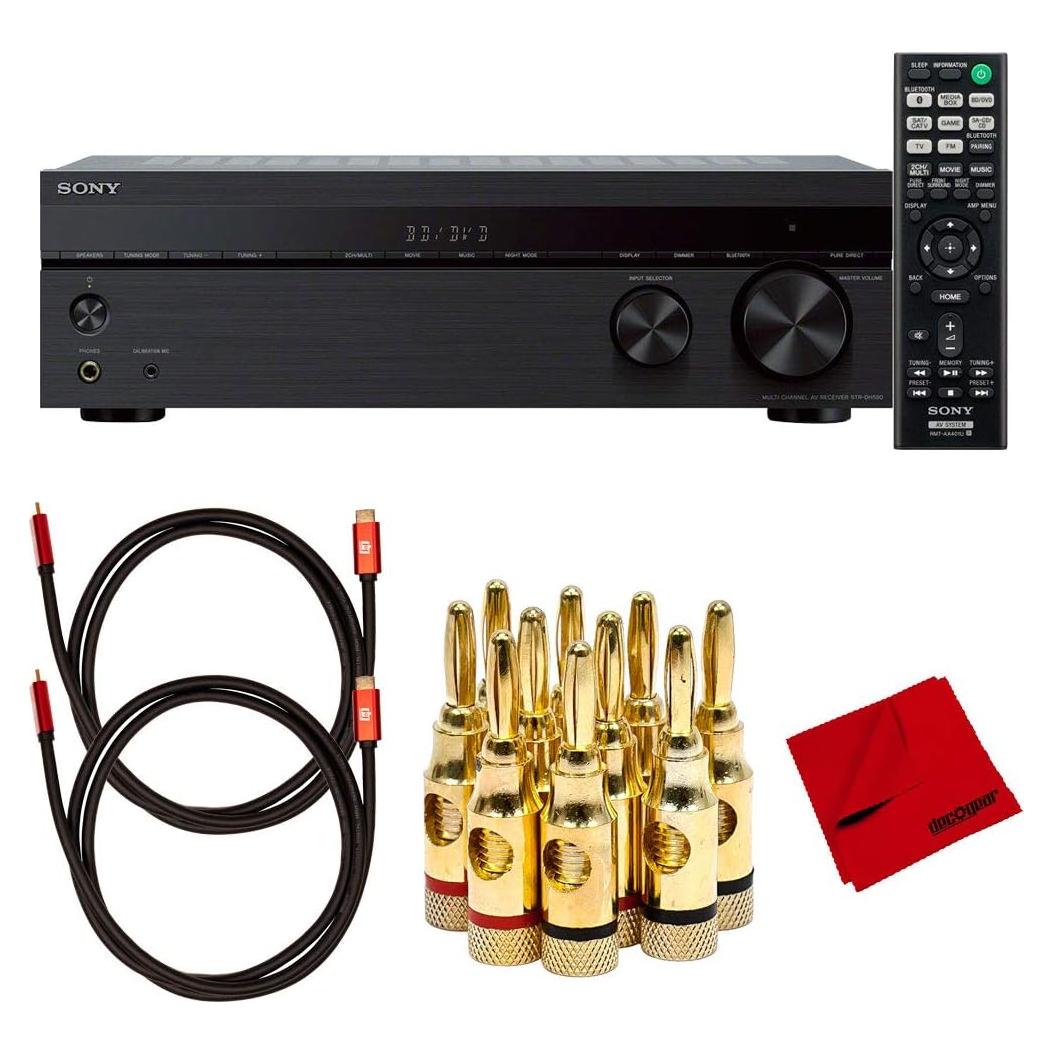 Receptor AV Sony STR-DH590 5.2 4K HDR con HDMI y Accesorios