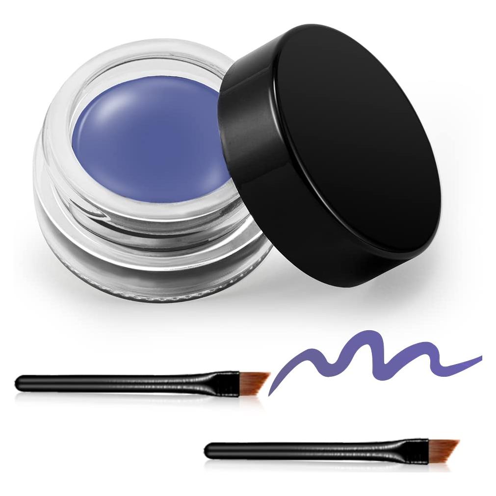 Delineador de Gel Morado Erinde 11g Impermeable y Larga Duración