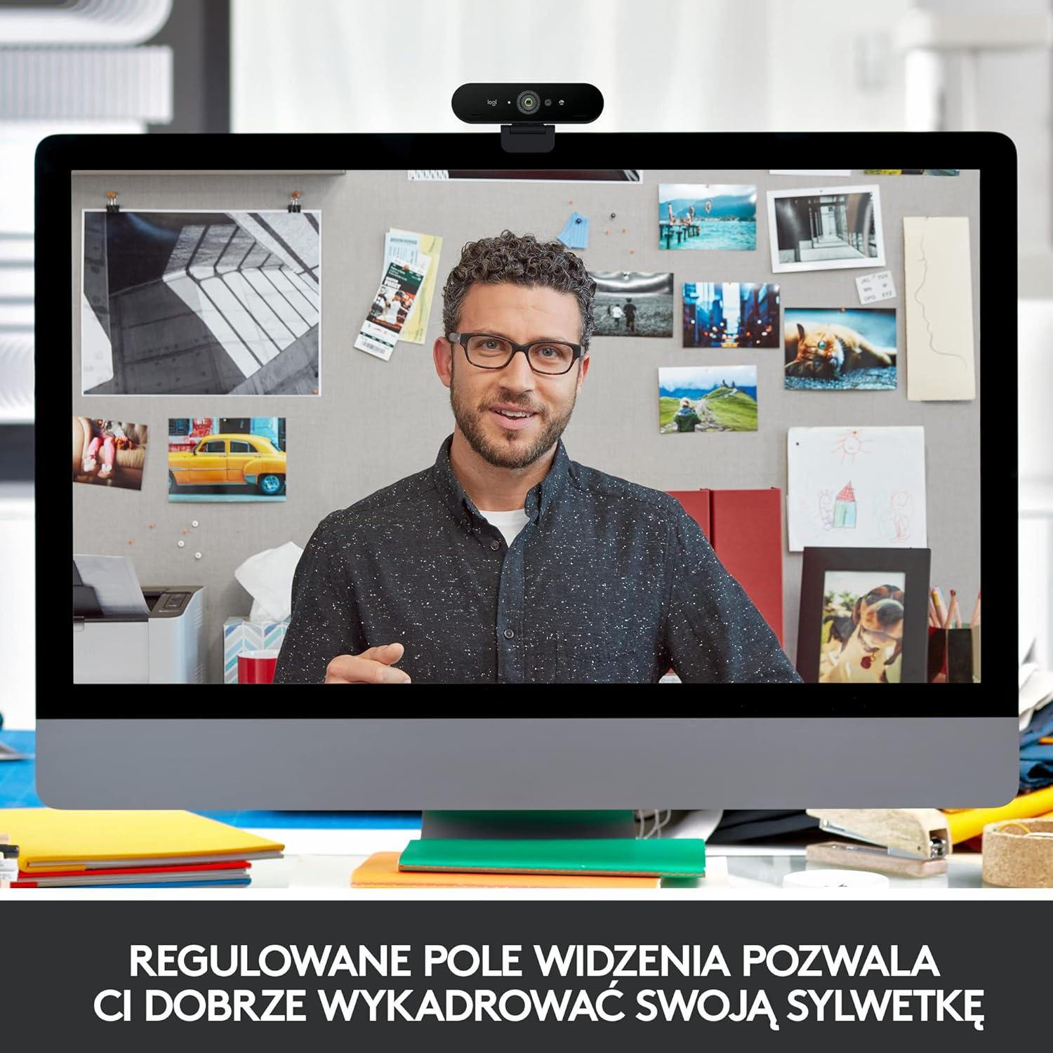 Webcam Logitech BRIO Stream 1080p 60fps USB 3.0 Negra