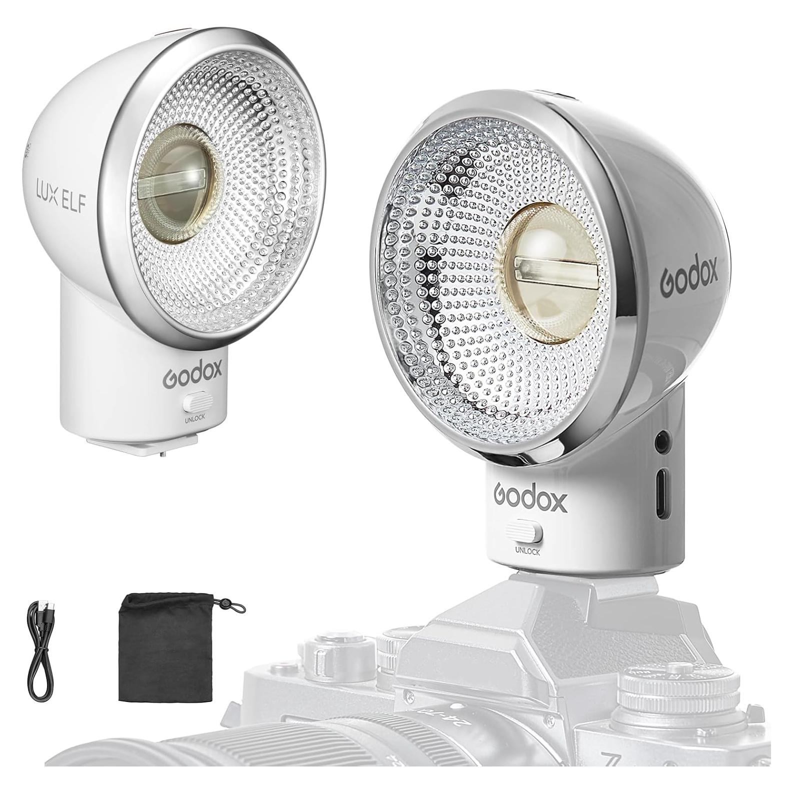 Flash Retro Godox Lux Elf para Fotografía - 400 Destellos