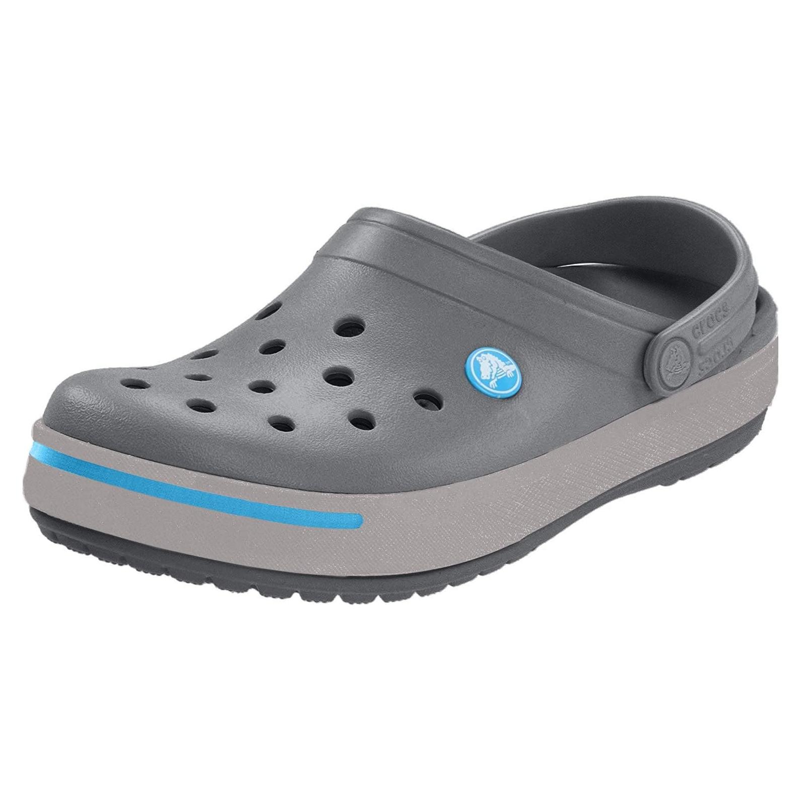 Crocs Unisex Crocband II Clog Carbon/Gris Claro Talla 6/4