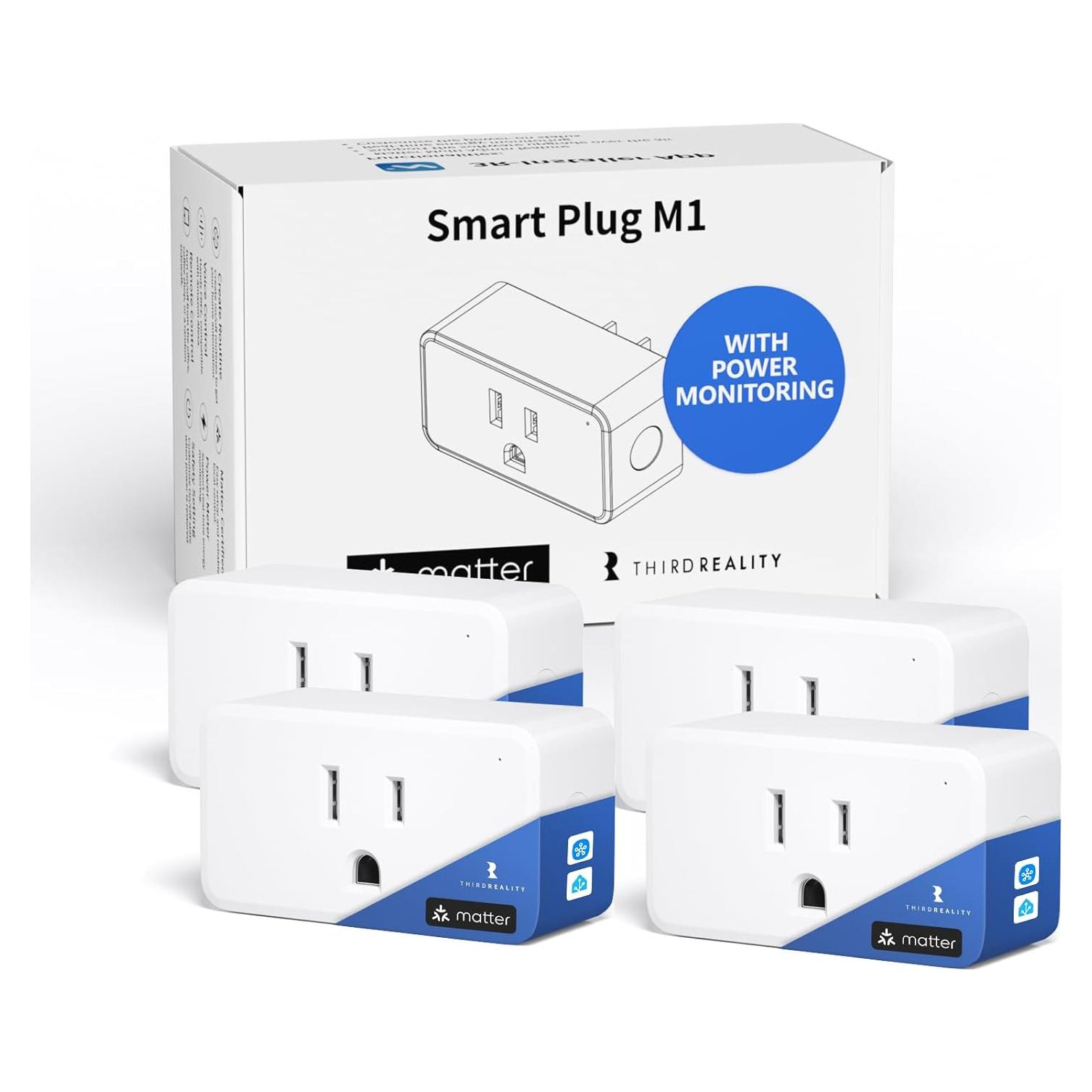 Enchufe Inteligente M1 ThirdReality Paquete de 4 Monitoreo Energía