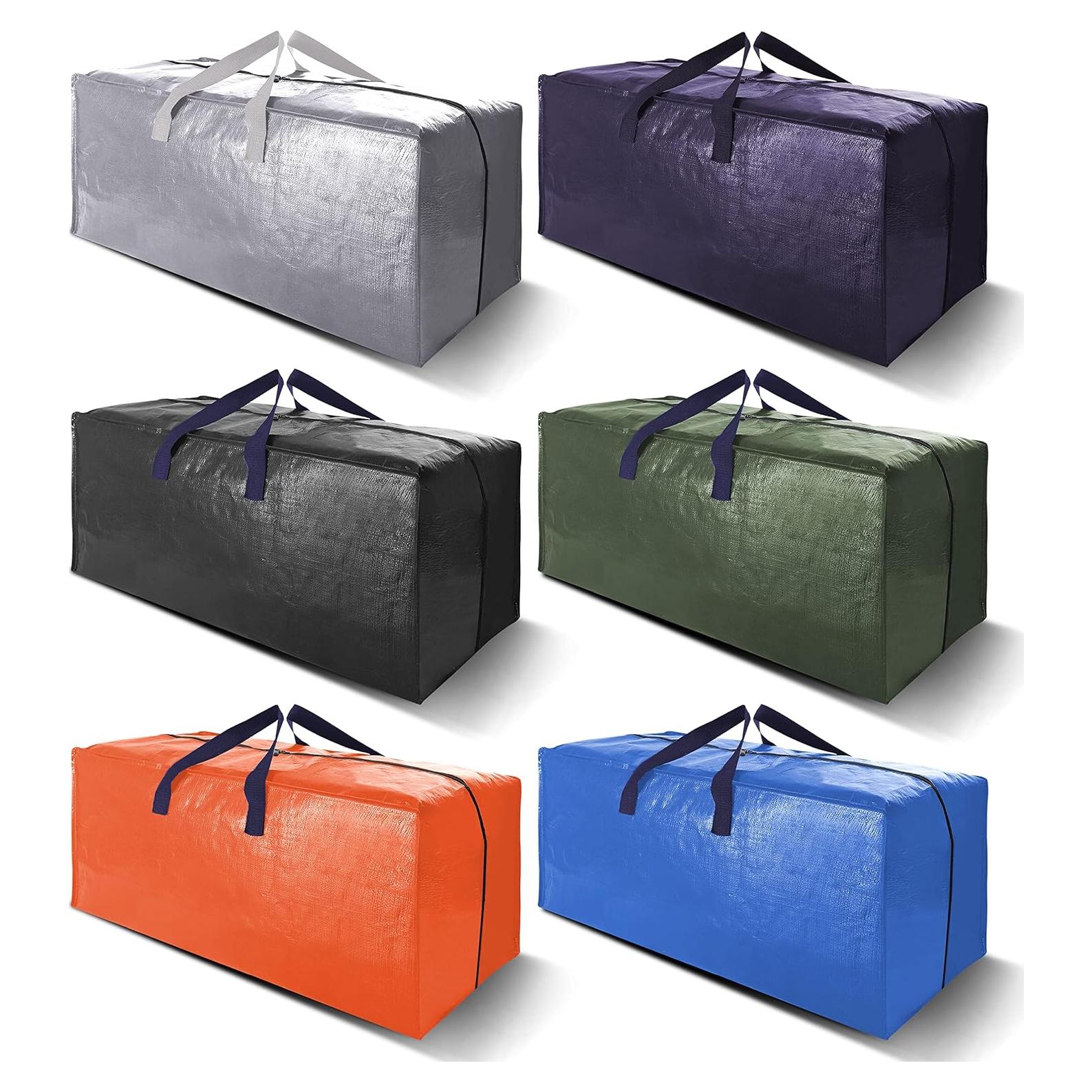 Bolsas de Mudanza VELVETSURE 6 Pzas Extra Grandes Multicolor