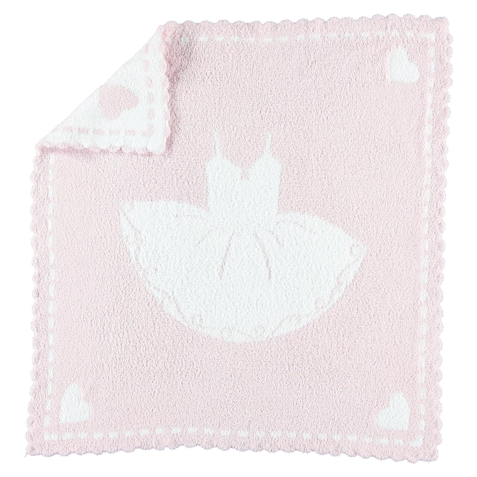 Manta de Recepción CozyChic Barefoot Dreams 76x81 cm Rosa