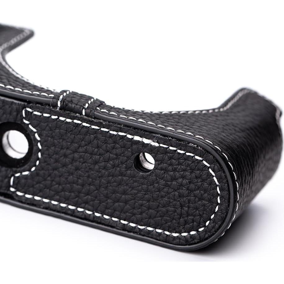 Funda de cámara de cuero vintage DBZZ para Leica D-Lux 8 - Negro