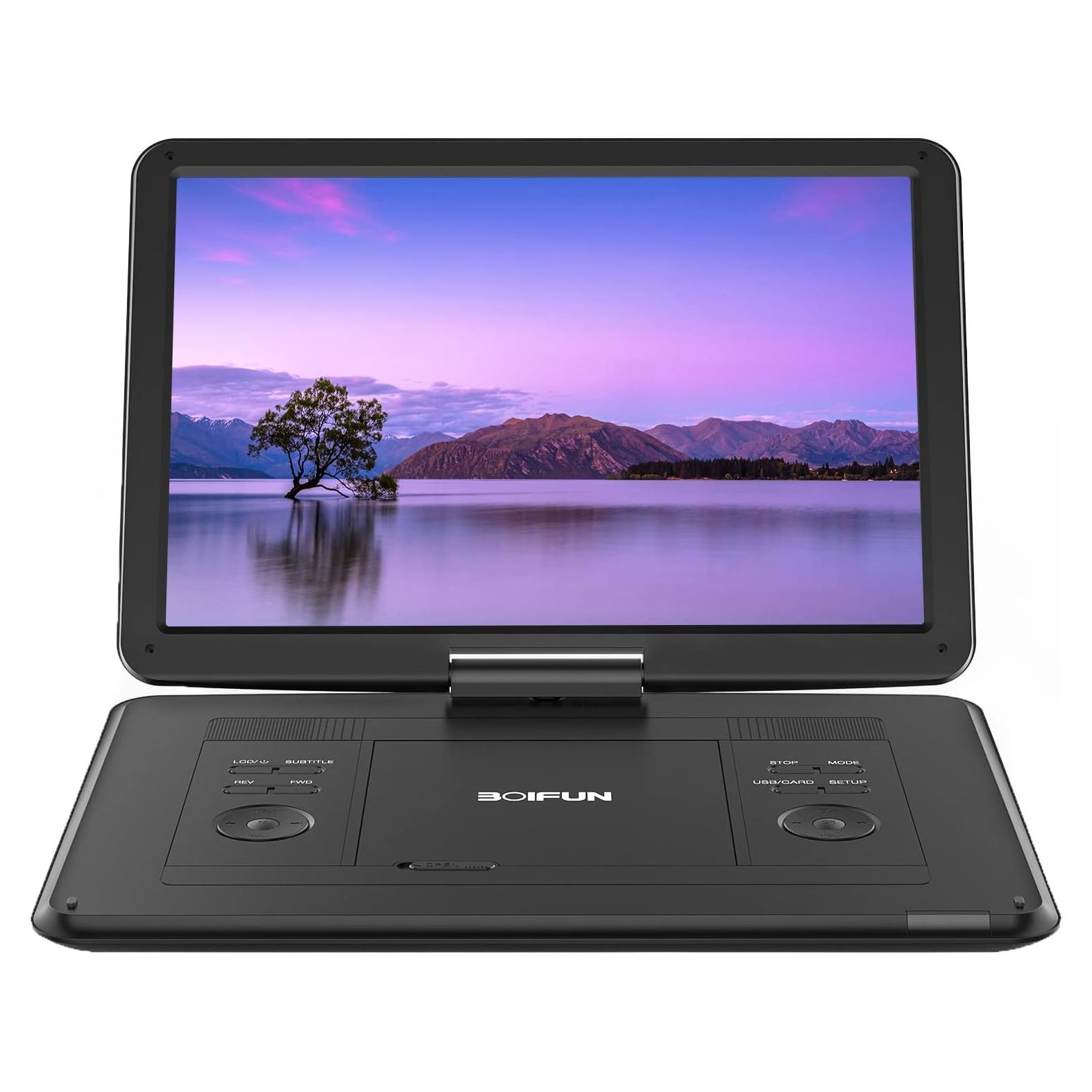 Reproductor DVD portátil BOIFUN BFN-161 15.6" HD negro