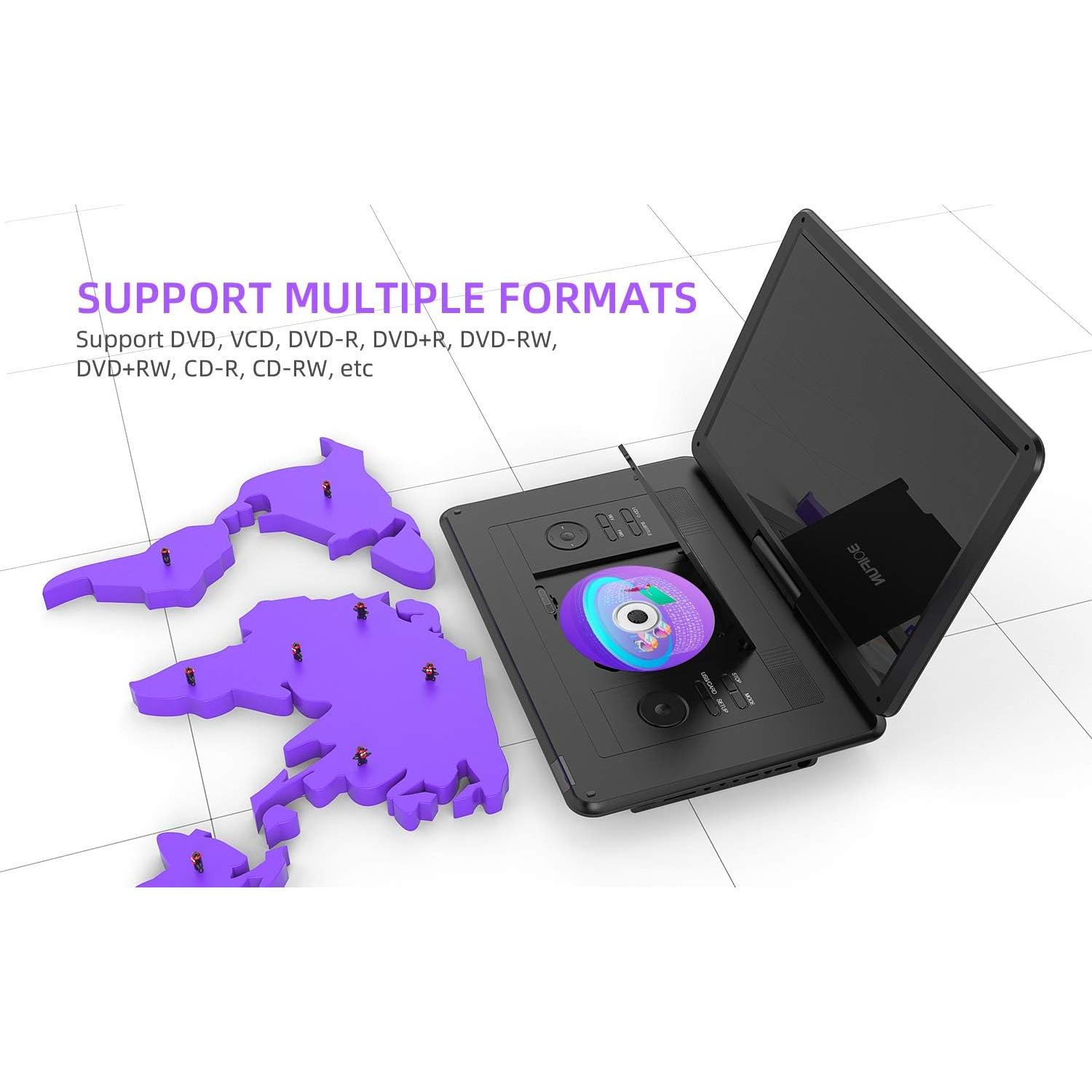 Reproductor DVD portátil BOIFUN BFN-161 15.6" HD negro