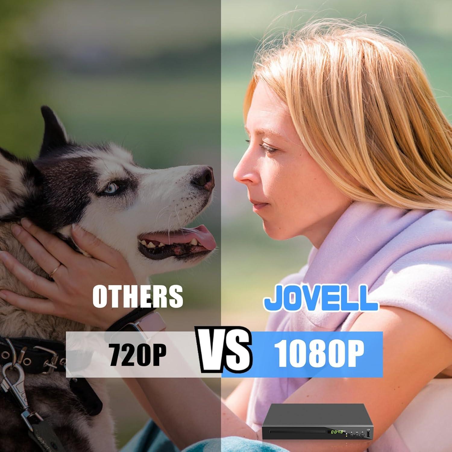 Reproductor Blu-ray JOVELL HD 1080P, Reg. A, HDMI, USB