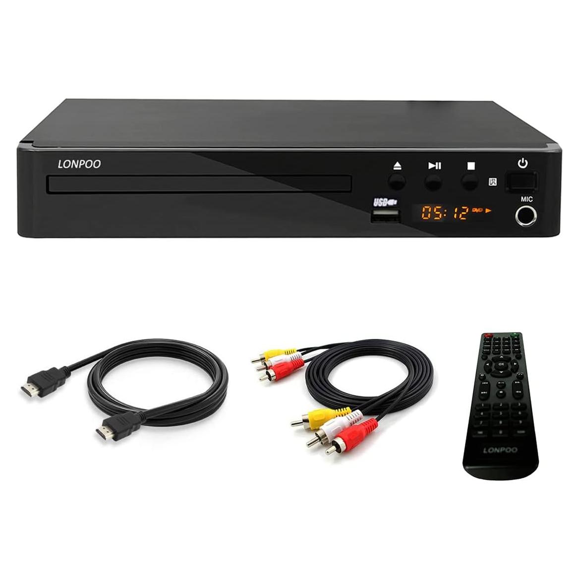 Reproductor de DVD HD ESENDA LP-099 Multi Región HDMI USB