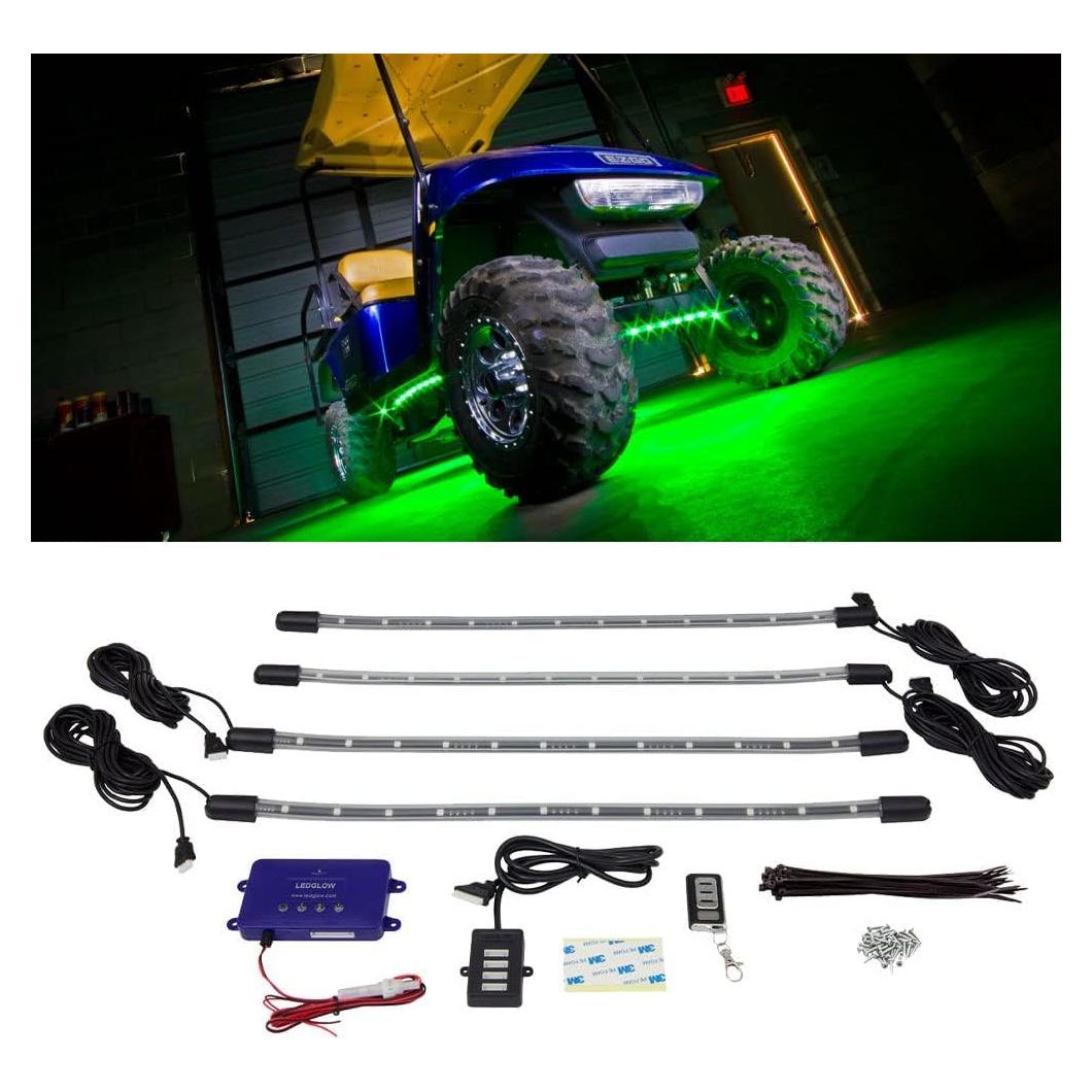 Kit de Iluminación LEDGlow Neón Multicolor para Carritos de Golf