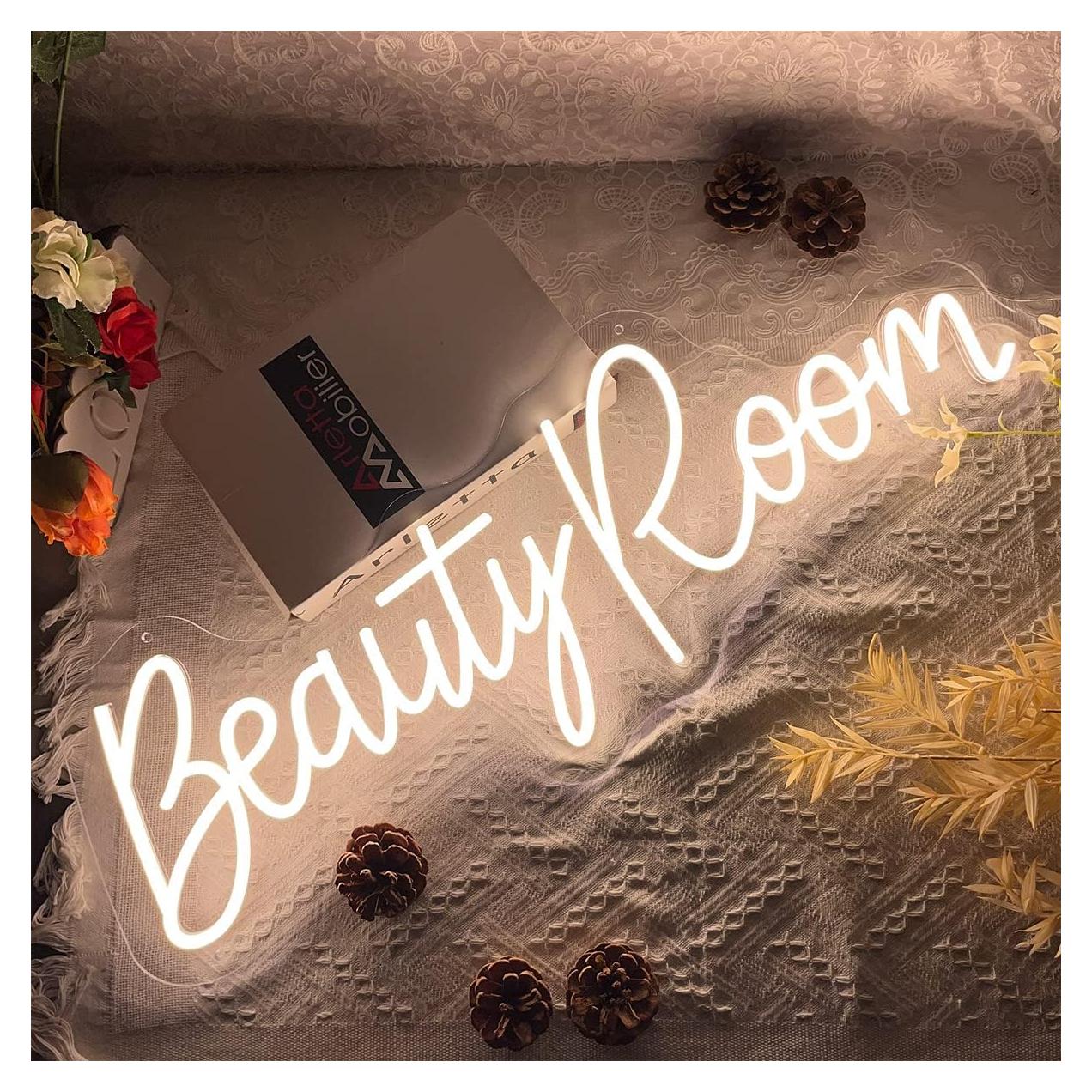 Cartel de Neón LED Personalizado ZPLNOSIN 40x14.4cm Blanco Cálido