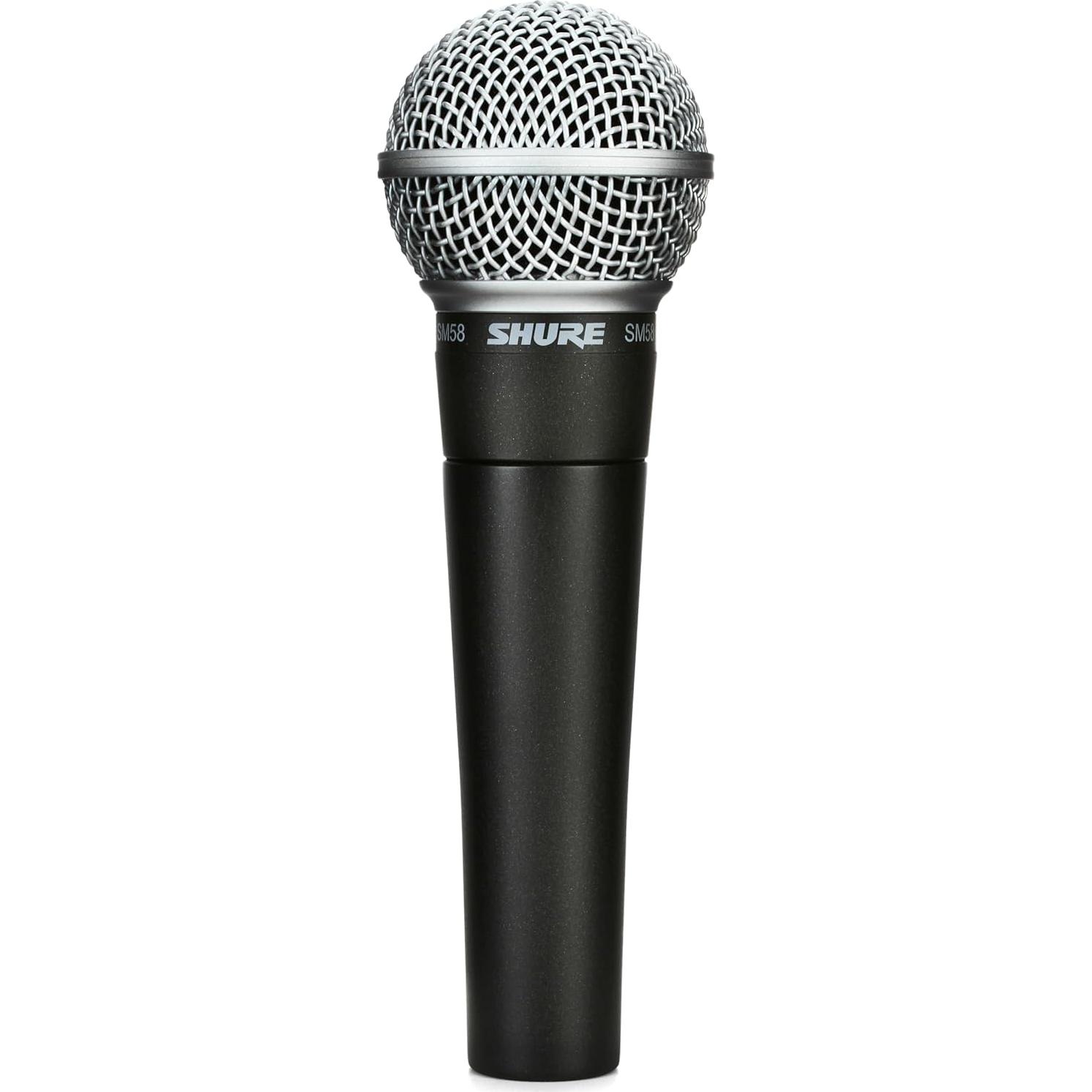 Micrófono Vocal Dinámico Shure SM58 - Pack de 2 Unidades