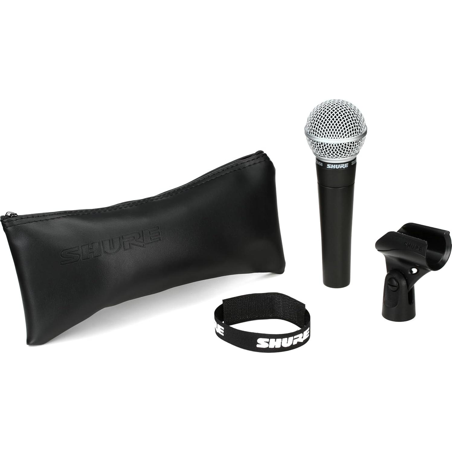 Micrófono Vocal Dinámico Shure SM58 - Pack de 2 Unidades