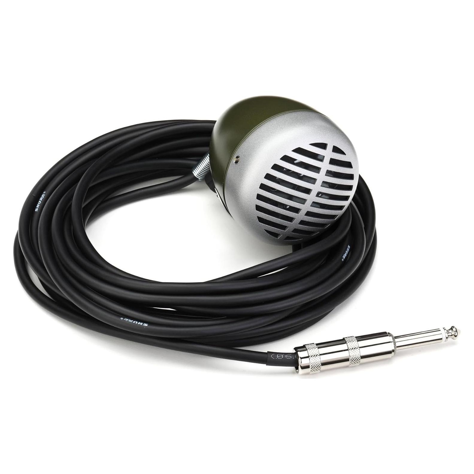 Micrófono Dinámico Shure 520DX Bala Verde 6.1m Cable