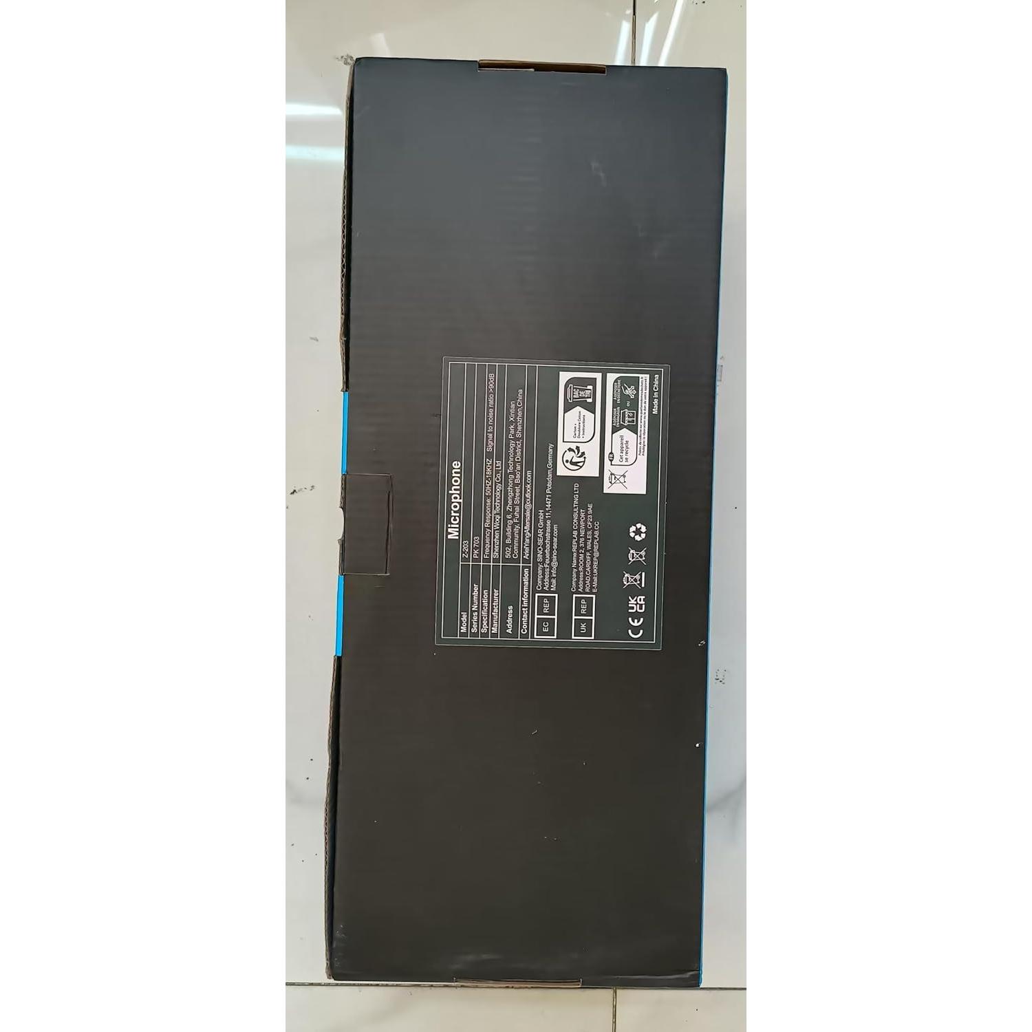 Micrófono Dinámico USB XLR FerBuee WS805 con Luz RGB