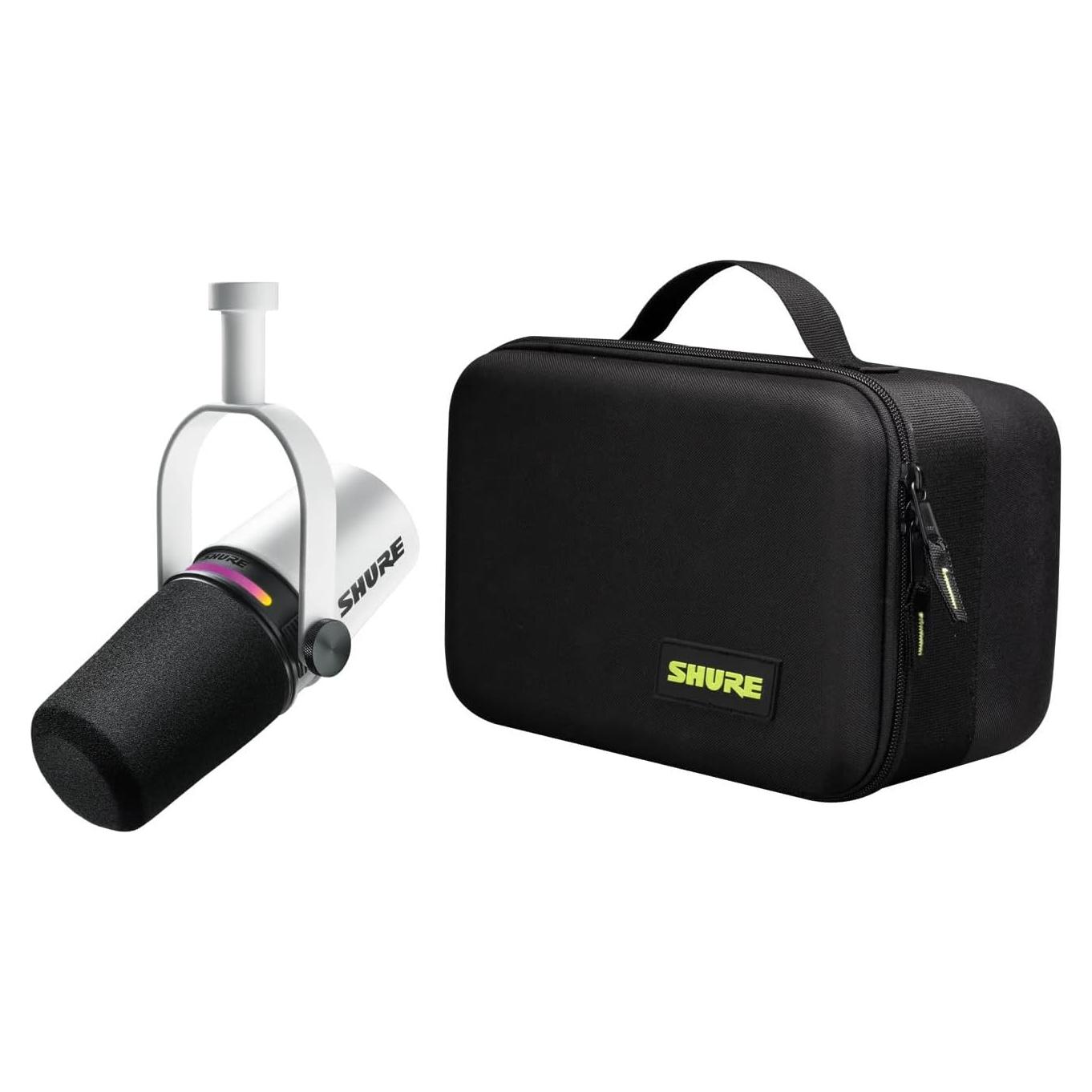 Micrófono Shure MV7+ con Funda Protectora SH-MV7LWCASE