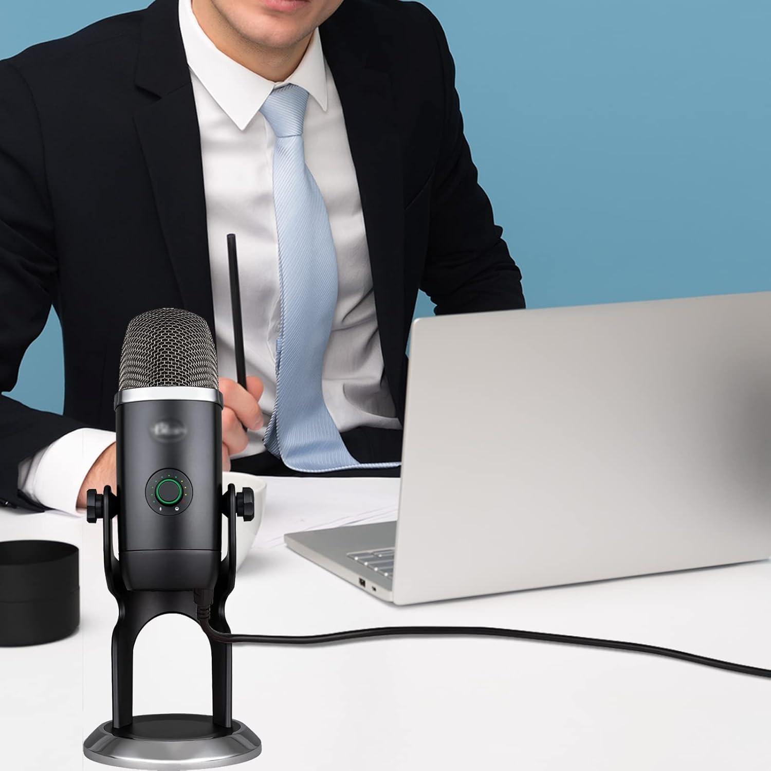 Cable de Micrófono USB a Micro USB Geekria 2.8m para Blue Yeti