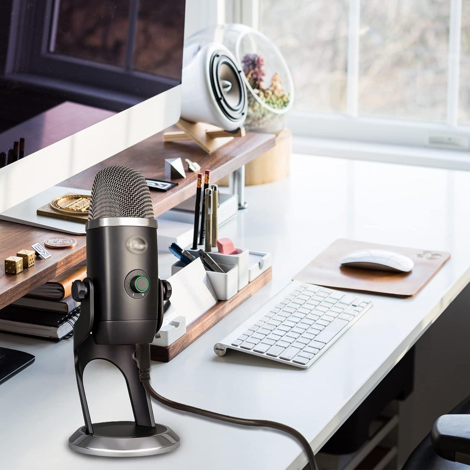 Cable de Micrófono USB a Micro USB Geekria 2.8m para Blue Yeti