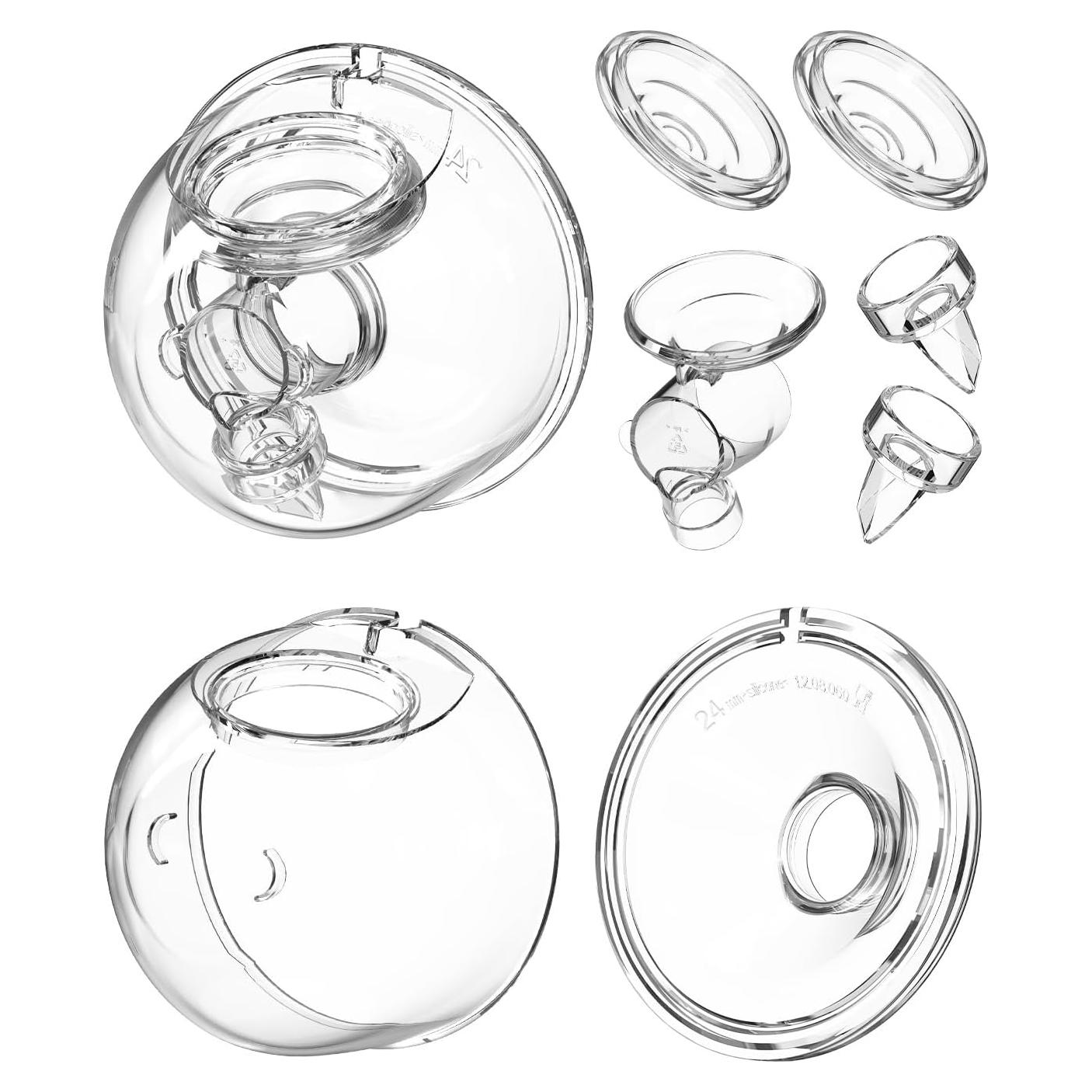 Accesorios para Extractor de Leche Gowing S12 24mm - 7 Piezas