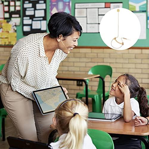 Micrófono de Auricular Omnidireccional Haoin Ha-1720T Beige 1.2m