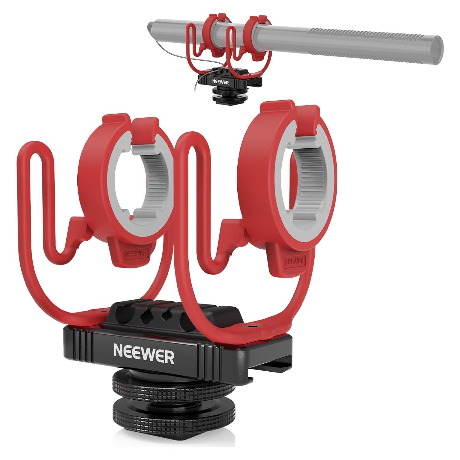 Soporte de Micrófono NEEWER MH1 con Zapata Fría y Rosca 1/4"