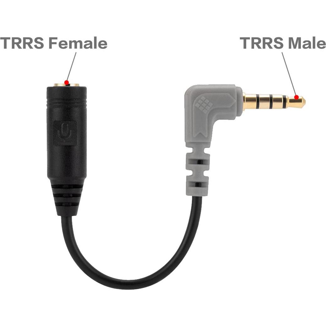 Cable adaptador de micrófono UNCLE LIGHT SC4 3.5mm TRS a TRRS