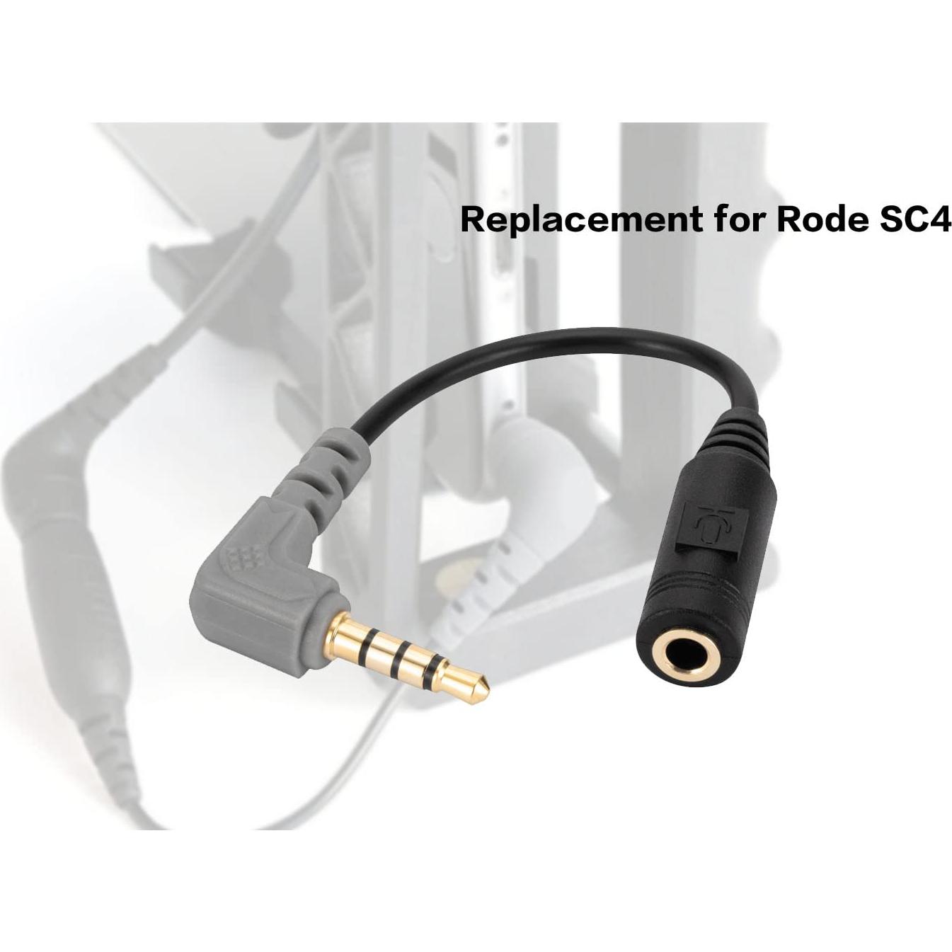 Cable adaptador de micrófono UNCLE LIGHT SC4 3.5mm TRS a TRRS