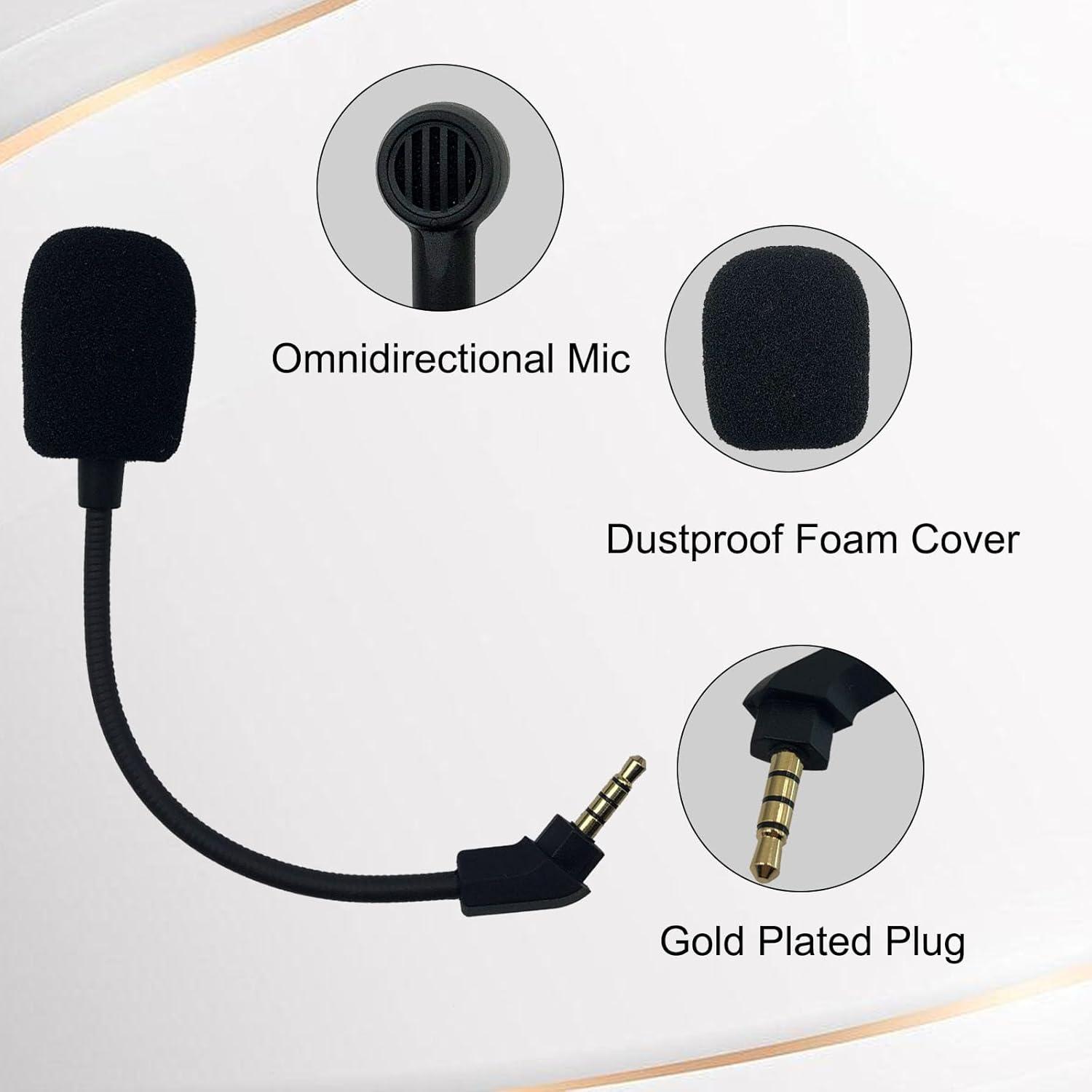 Micrófono de Reemplazo SPTSSWET para Kingston HyperX Cloud Revolver S