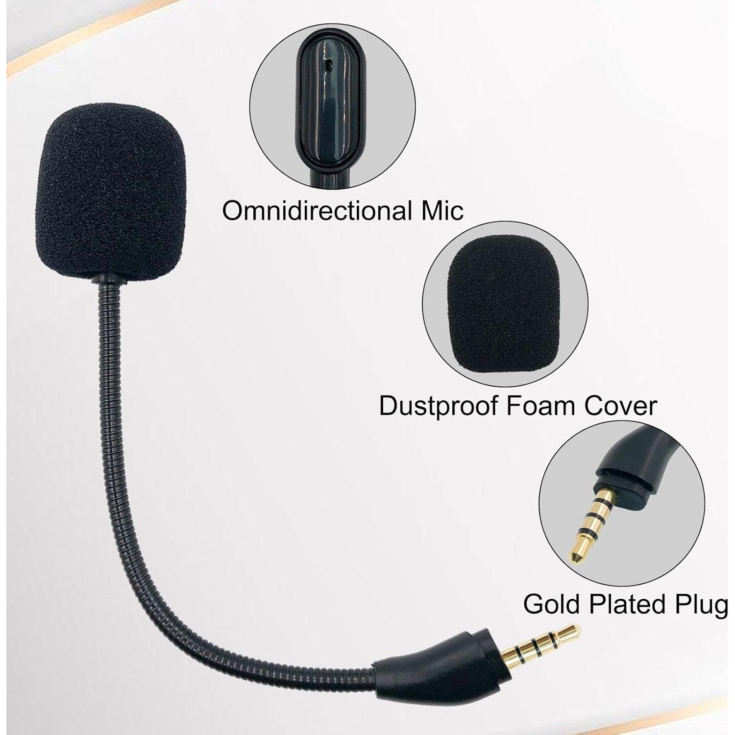 Micrófono de Reemplazo SPTSSWET para HyperX Cloud III - Negro