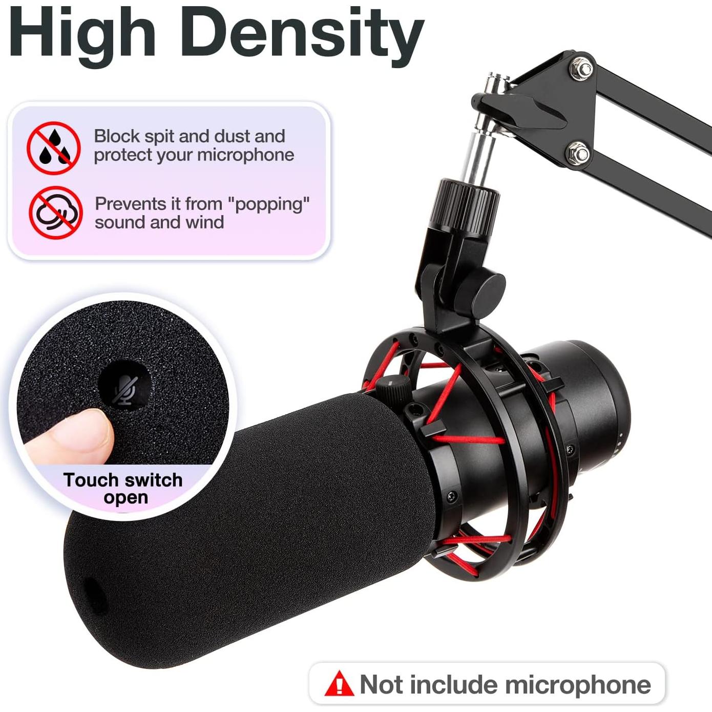 Filtro Pop HyperX QuadCast con Adaptador - Reducción de Ruido