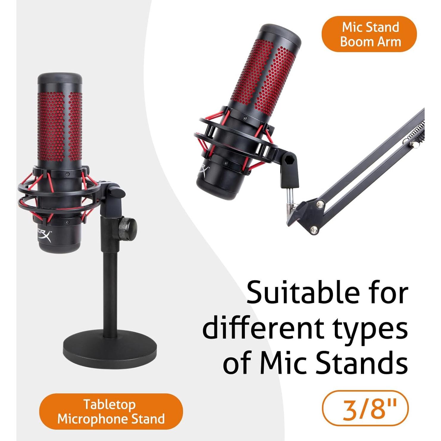 Filtro Pop HyperX QuadCast con Adaptador - Reducción de Ruido