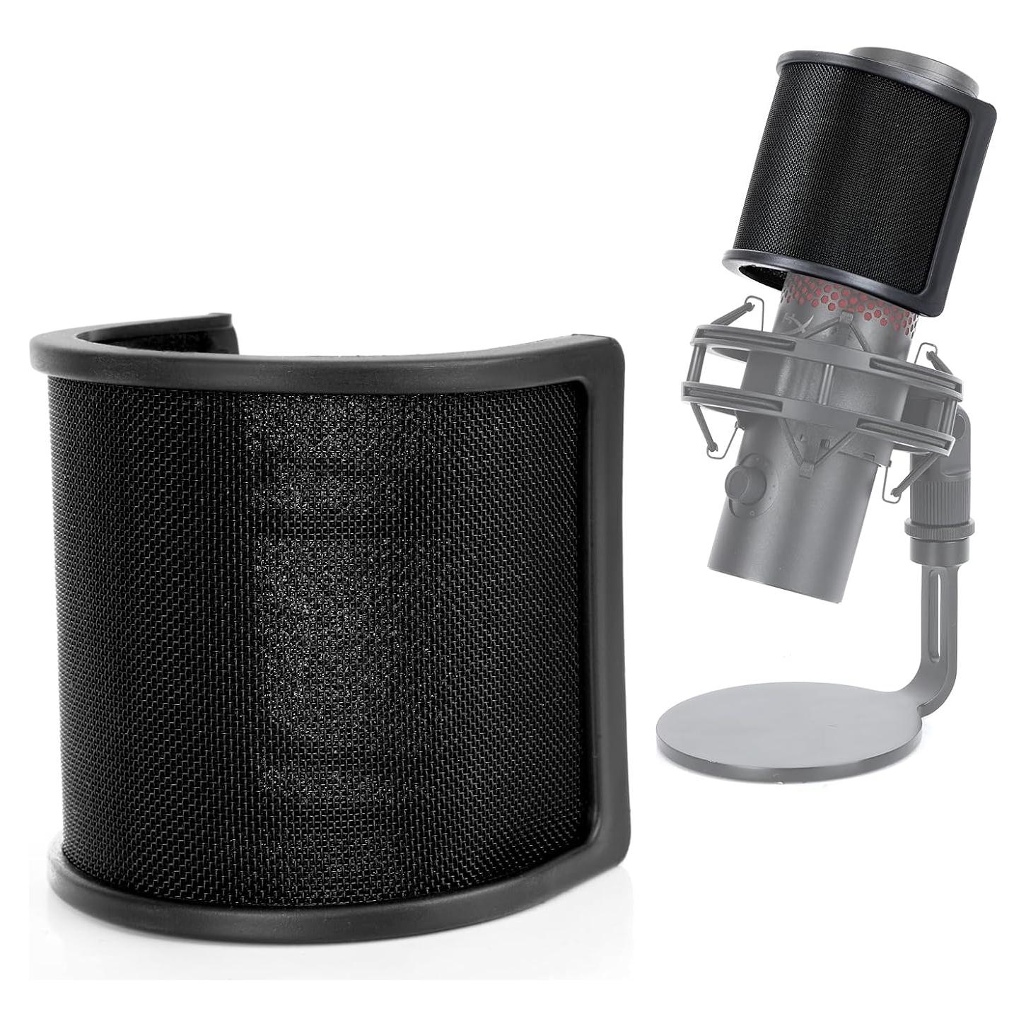 Filtro Pop SUNMON para Micrófono HyperX QuadCast2 - Negro