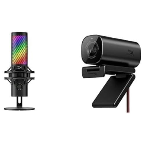 Micrófono USB HyperX QuadCast 2 S RGB 4K 30fps PC Mac