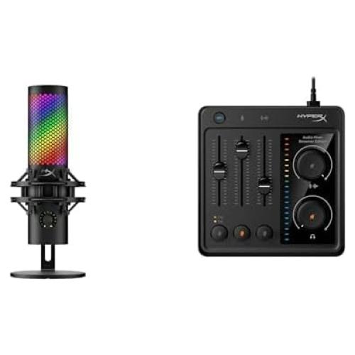 Micrófono USB HyperX QuadCast 2 S RGB para PC y Mac