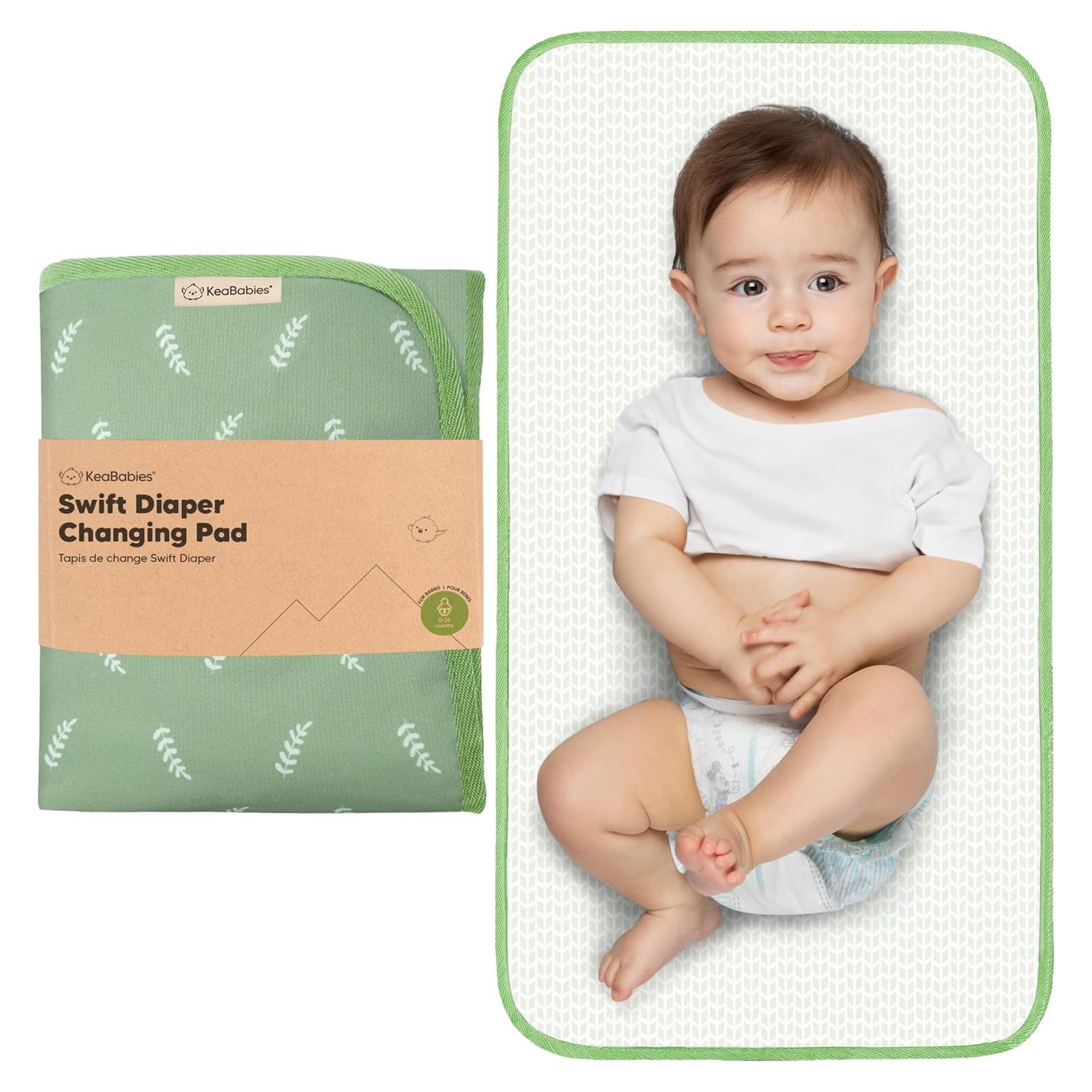 Almohadilla de Cambio de Pañales KeaBabies Swift 65x35cm Acacia