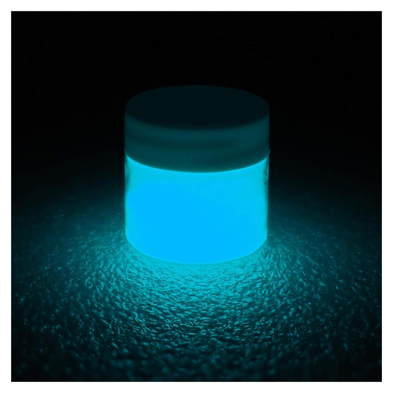 Pintura Acrílica GLO Effex 1 oz Aqua Neutro Brilla en la Oscuridad