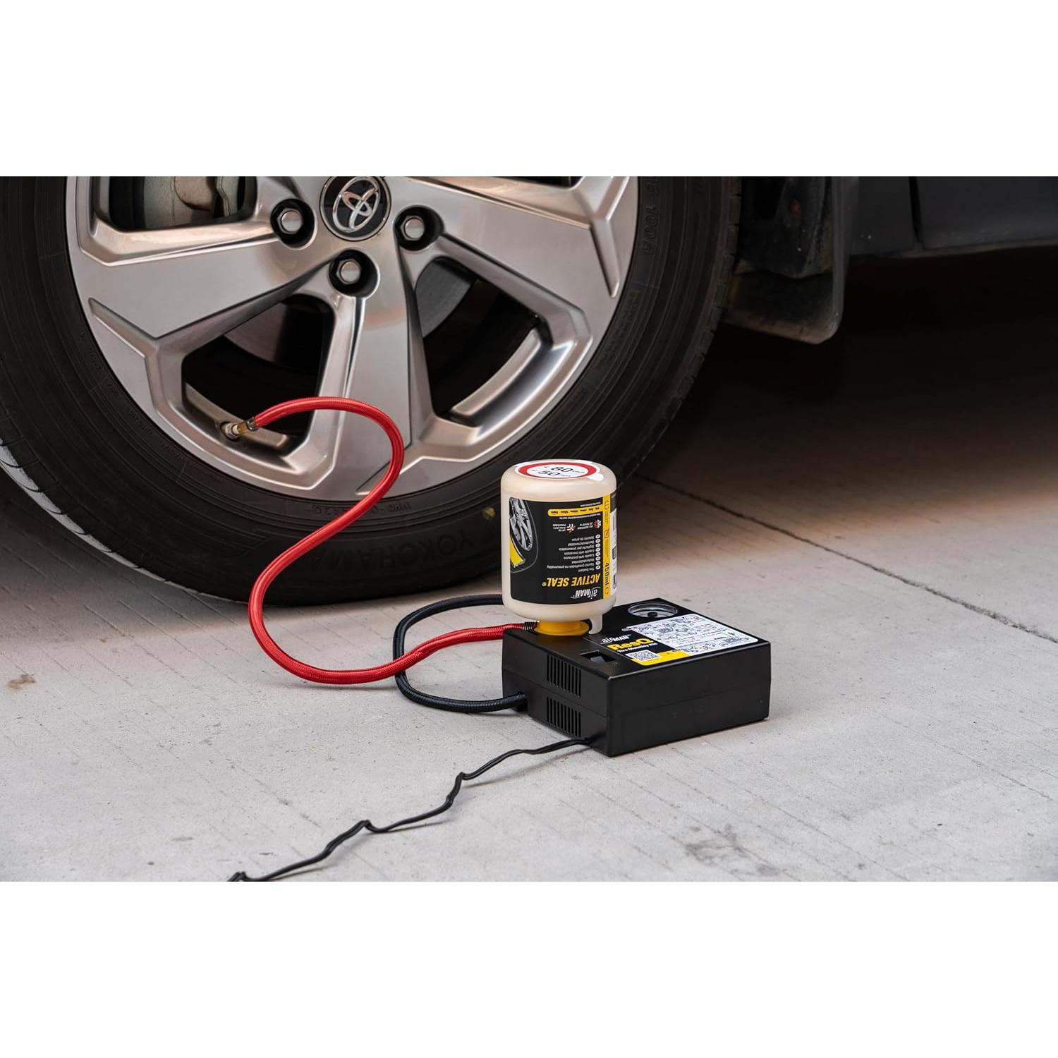 Kit de Reparación de Llantas Airman ResQ 12V con Sellador 450ml