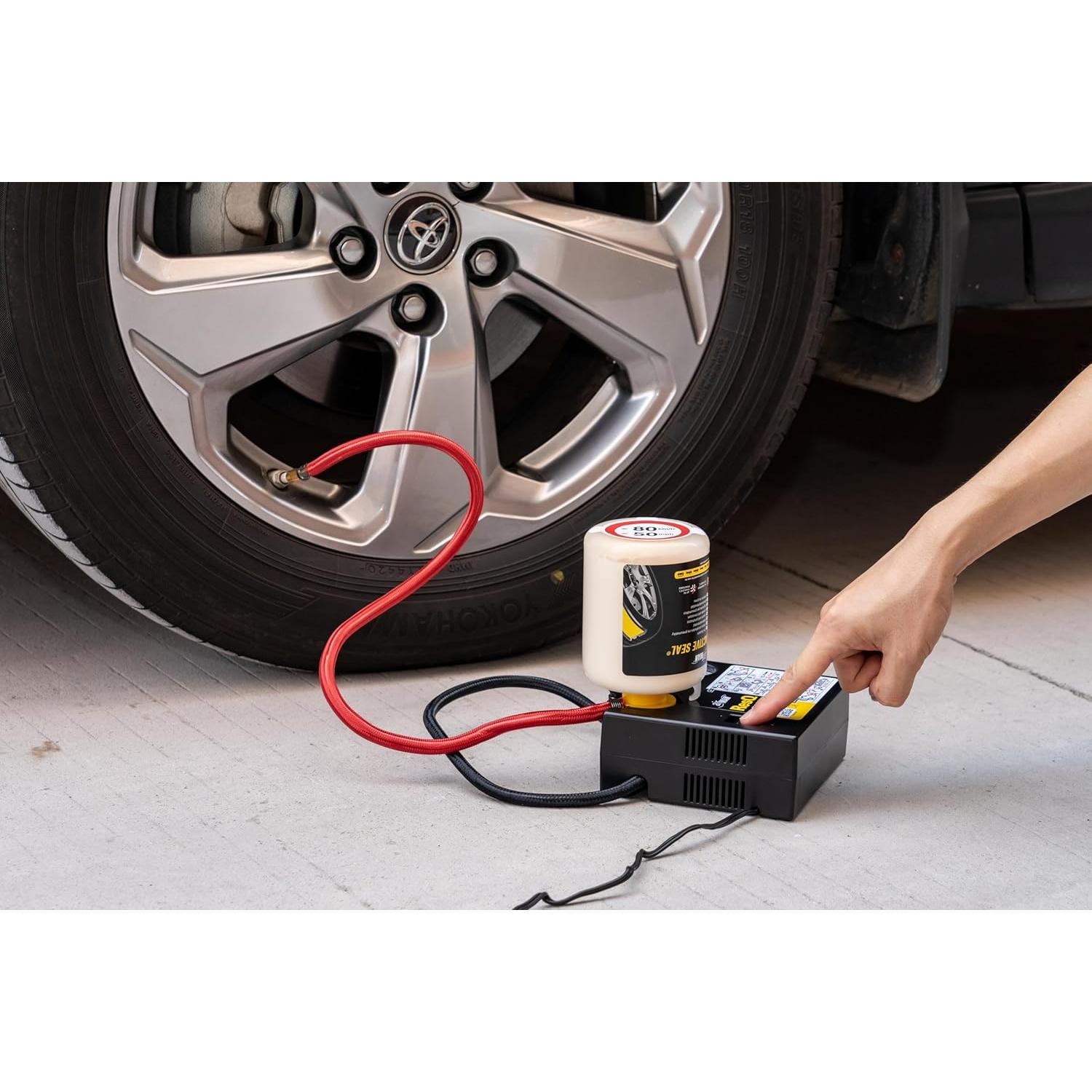 Kit de Reparación de Llantas Airman ResQ 12V con Sellador 450ml