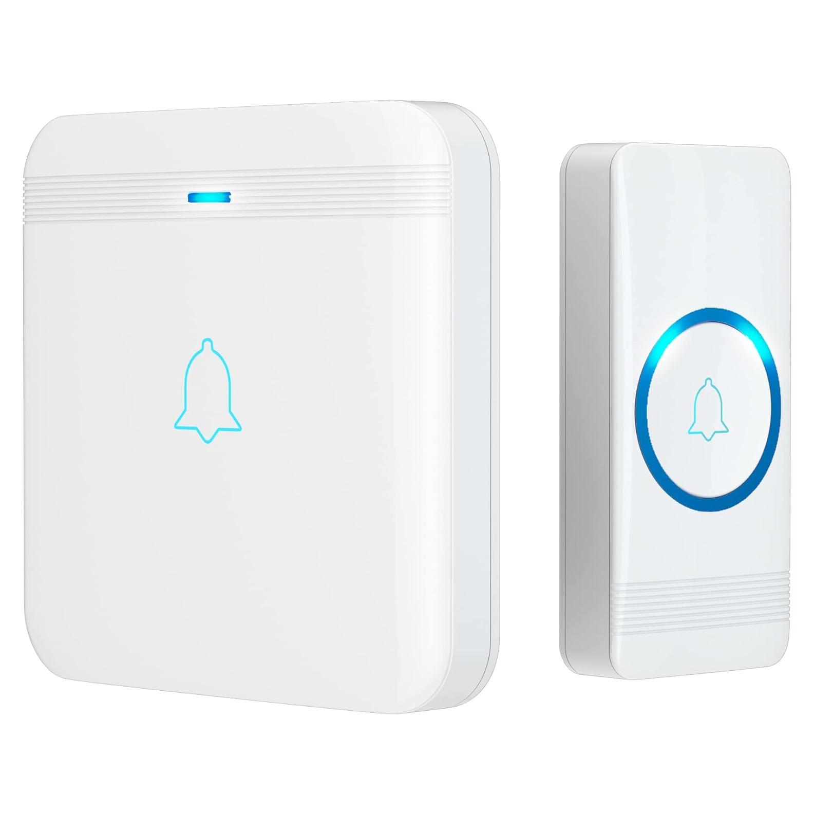 Timbre Inalámbrico AVANTEK D-3F 396m 52 Melodías LED