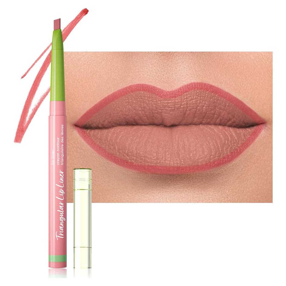 Delineador de Labios Triangular Rojo Coral evpct - Vegano