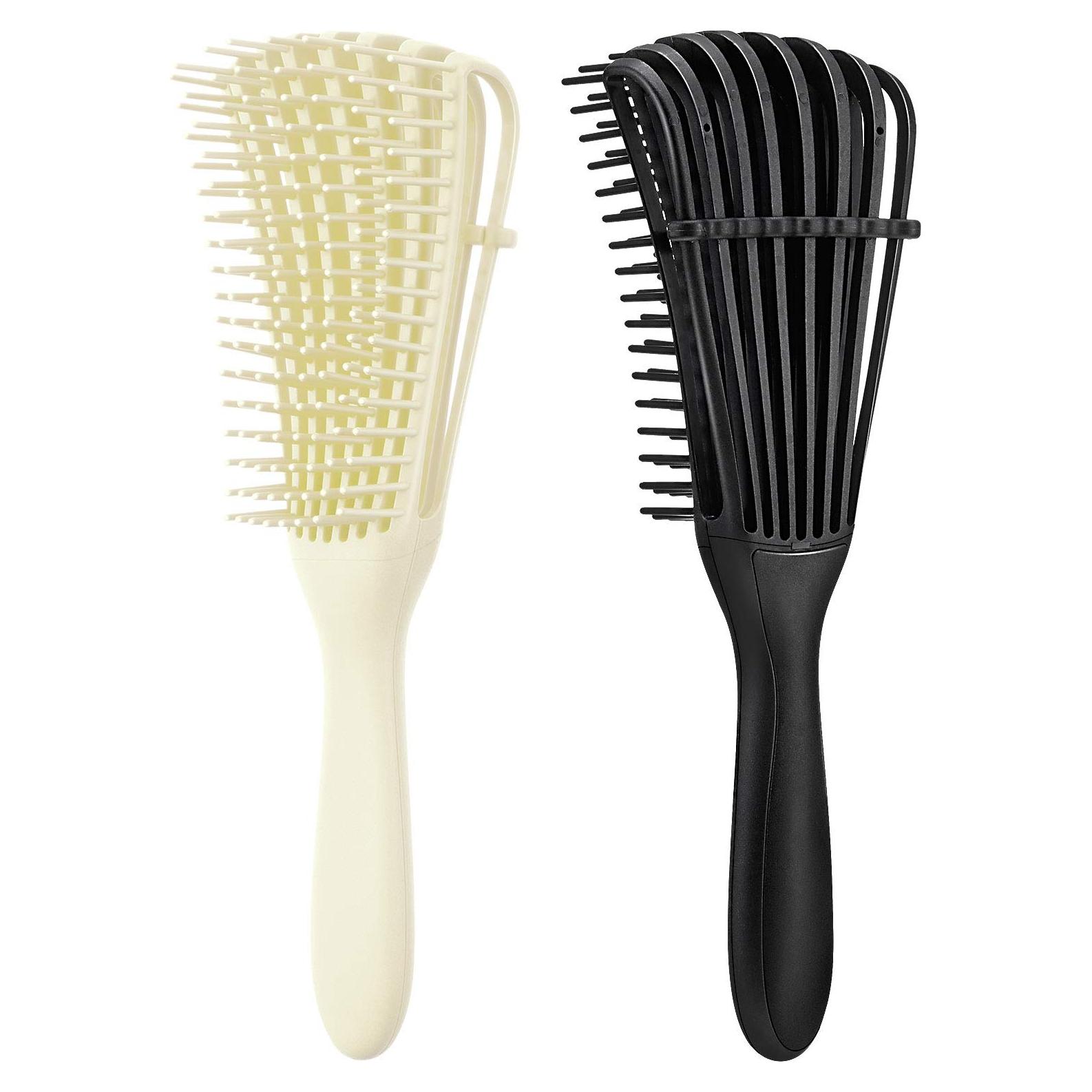 Cepillo Desenredante Boao para Cabello Afroamericano 2 Piezas