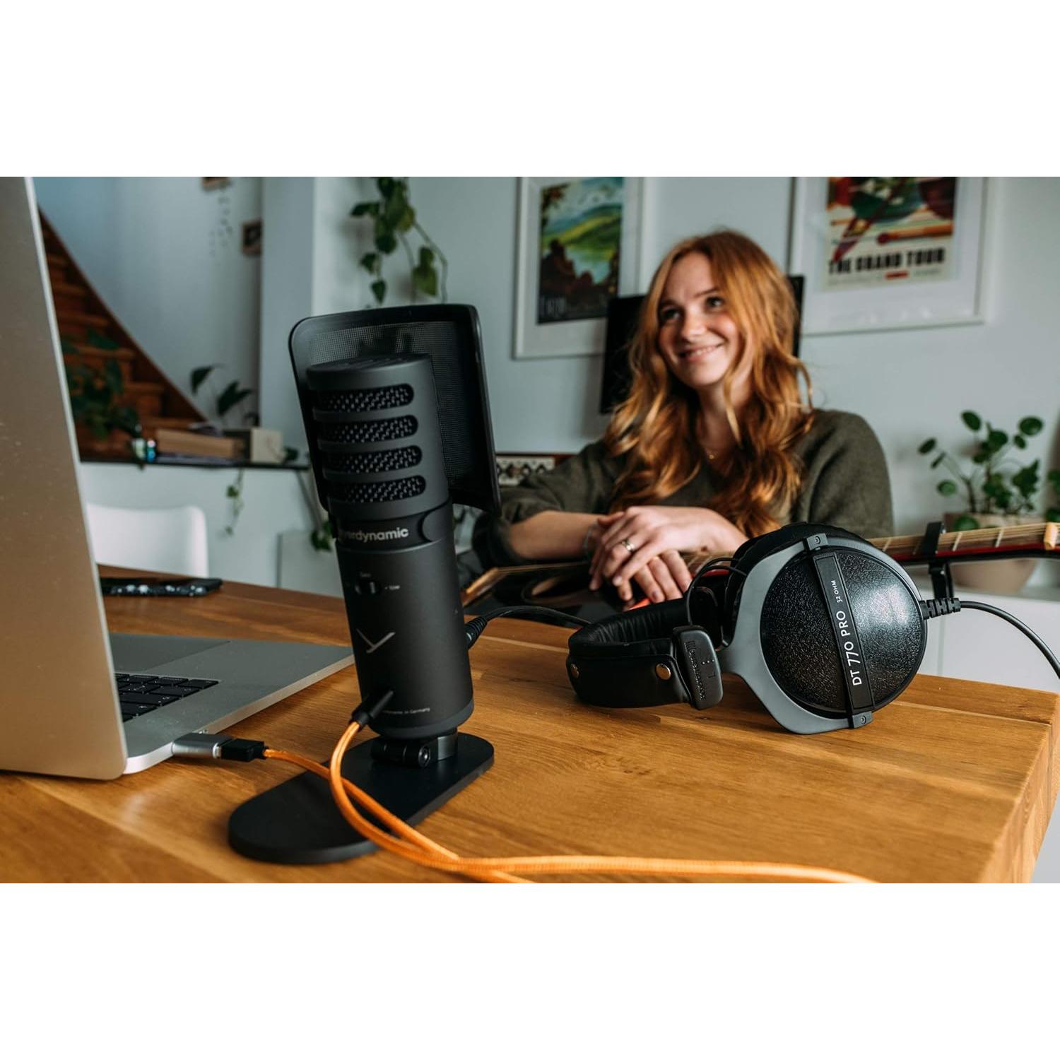 Micrófono de condensador USB Beyerdynamic FOX 24 bits 96 kHz