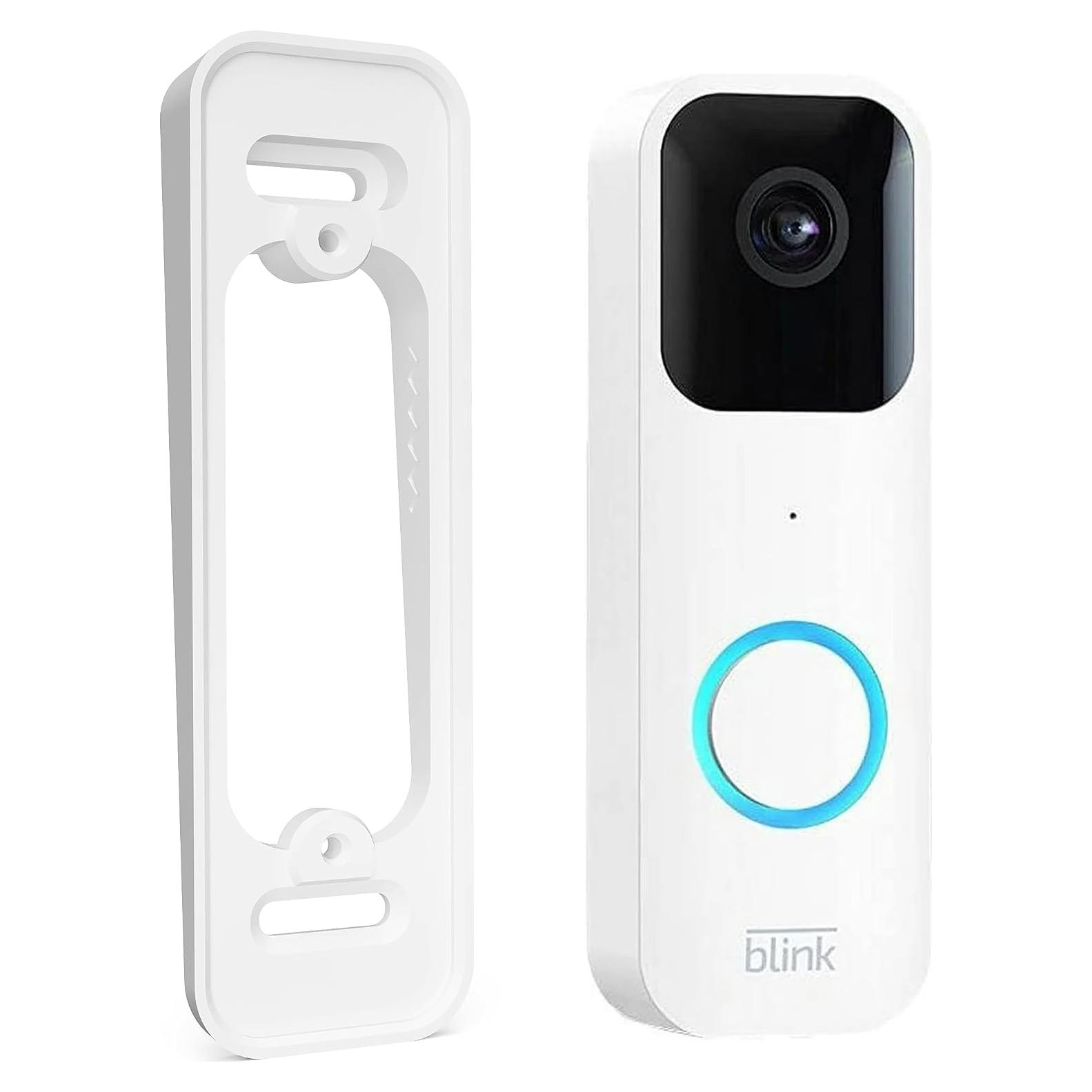Montaje en cuña Premium para timbre de video BLINK - Blanco