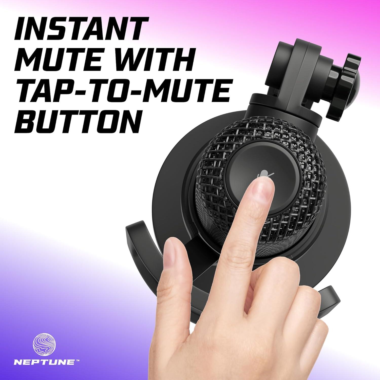 Micrófono de Juego Neptune NSGM | Streaming y Podcasting USB