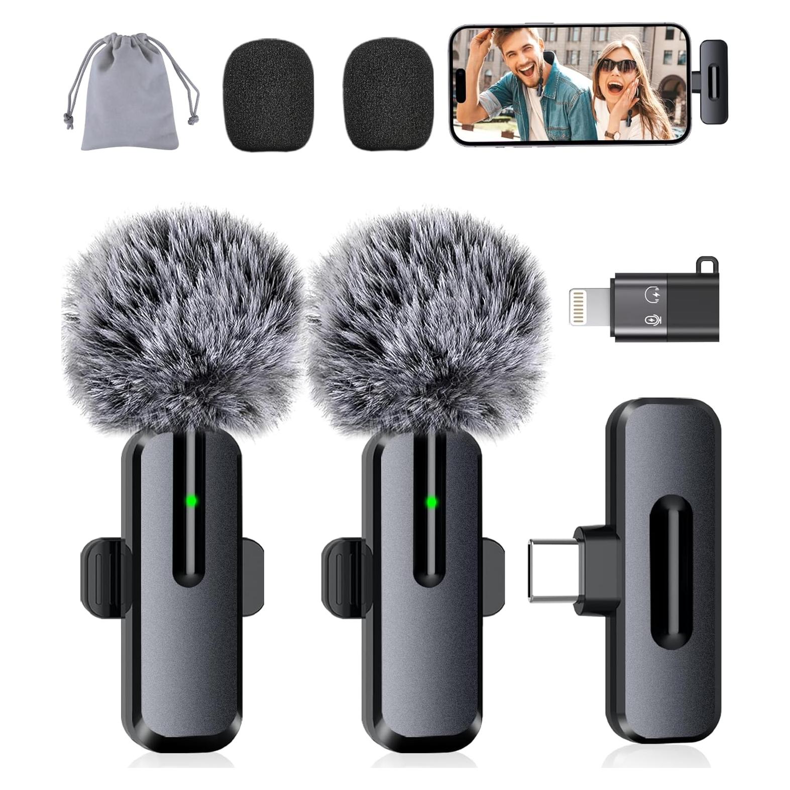 Micrófono Mini Inalámbrico ZOPPLM WM189 para iPhone y Android