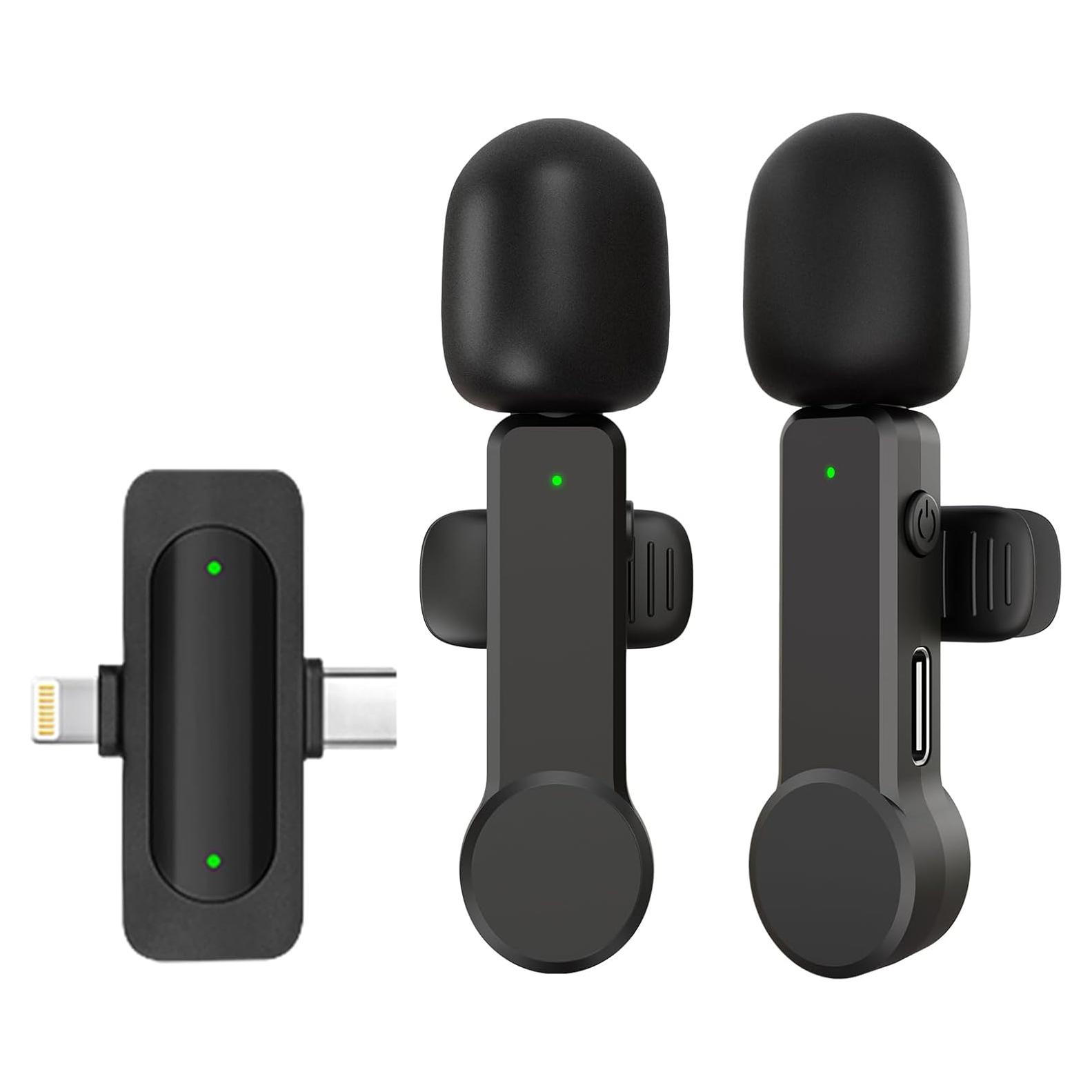 Micrófono Lavalier Inalámbrico TXTUNE K20 para iPhone y Android