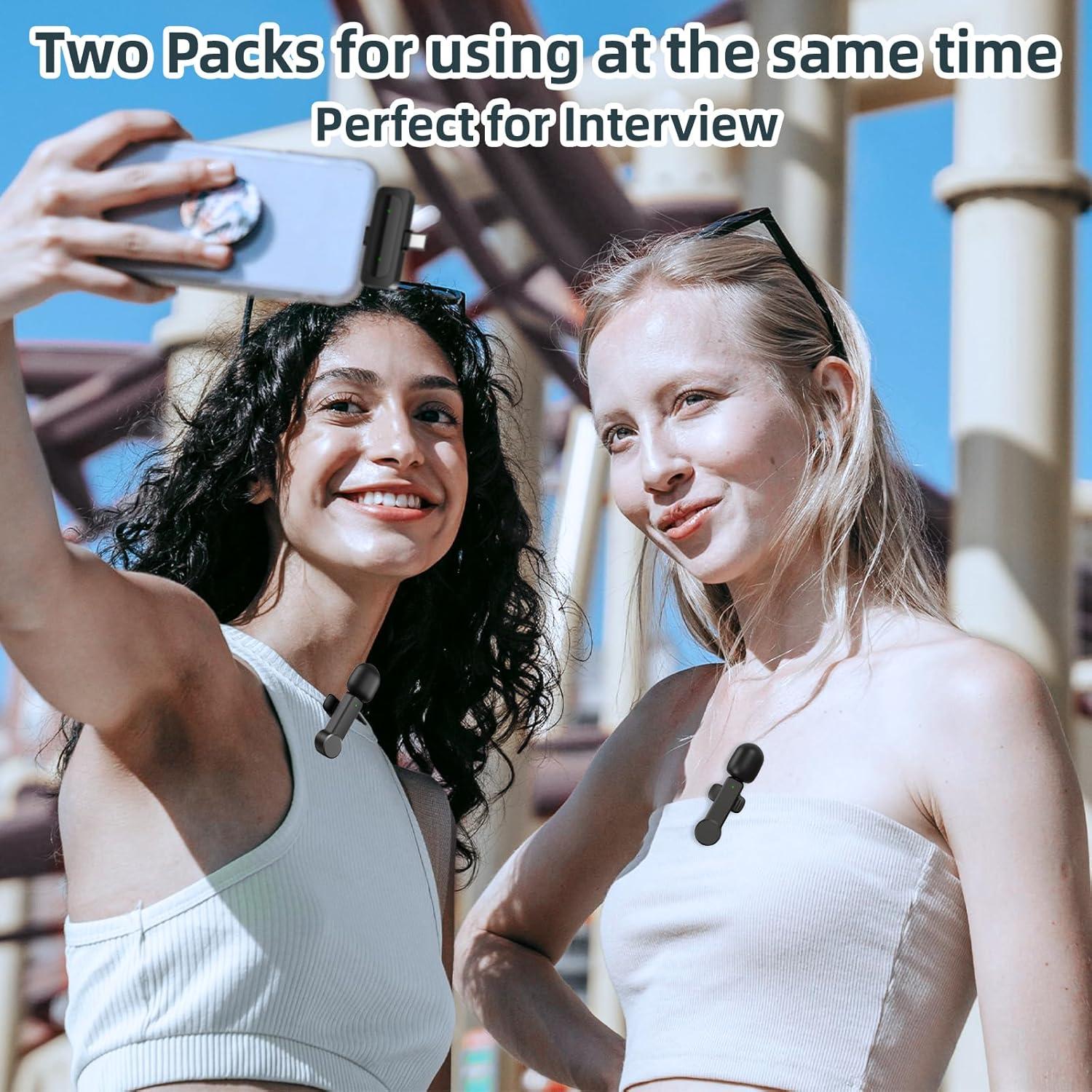 Micrófono Lavalier Inalámbrico TXTUNE K20 para iPhone y Android