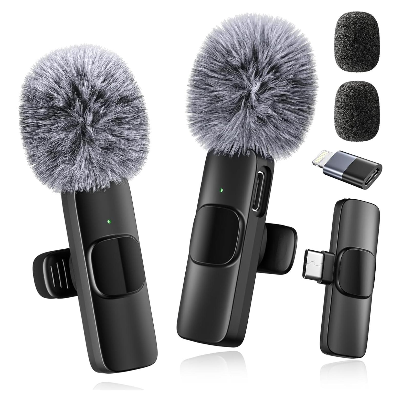 Micrófono Inalámbrico Lavalier Voijump para iPhone y Android