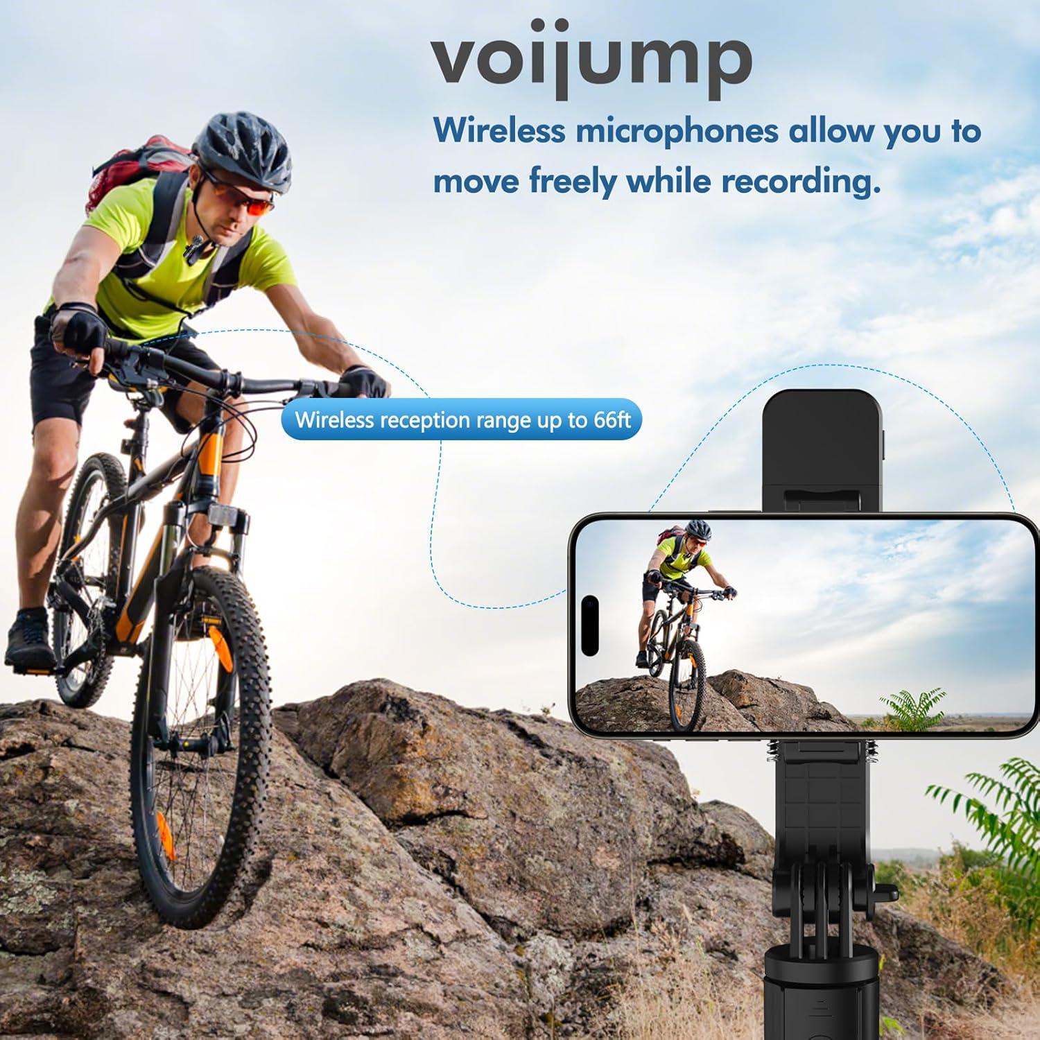 Micrófono Inalámbrico Lavalier Voijump para iPhone y Android