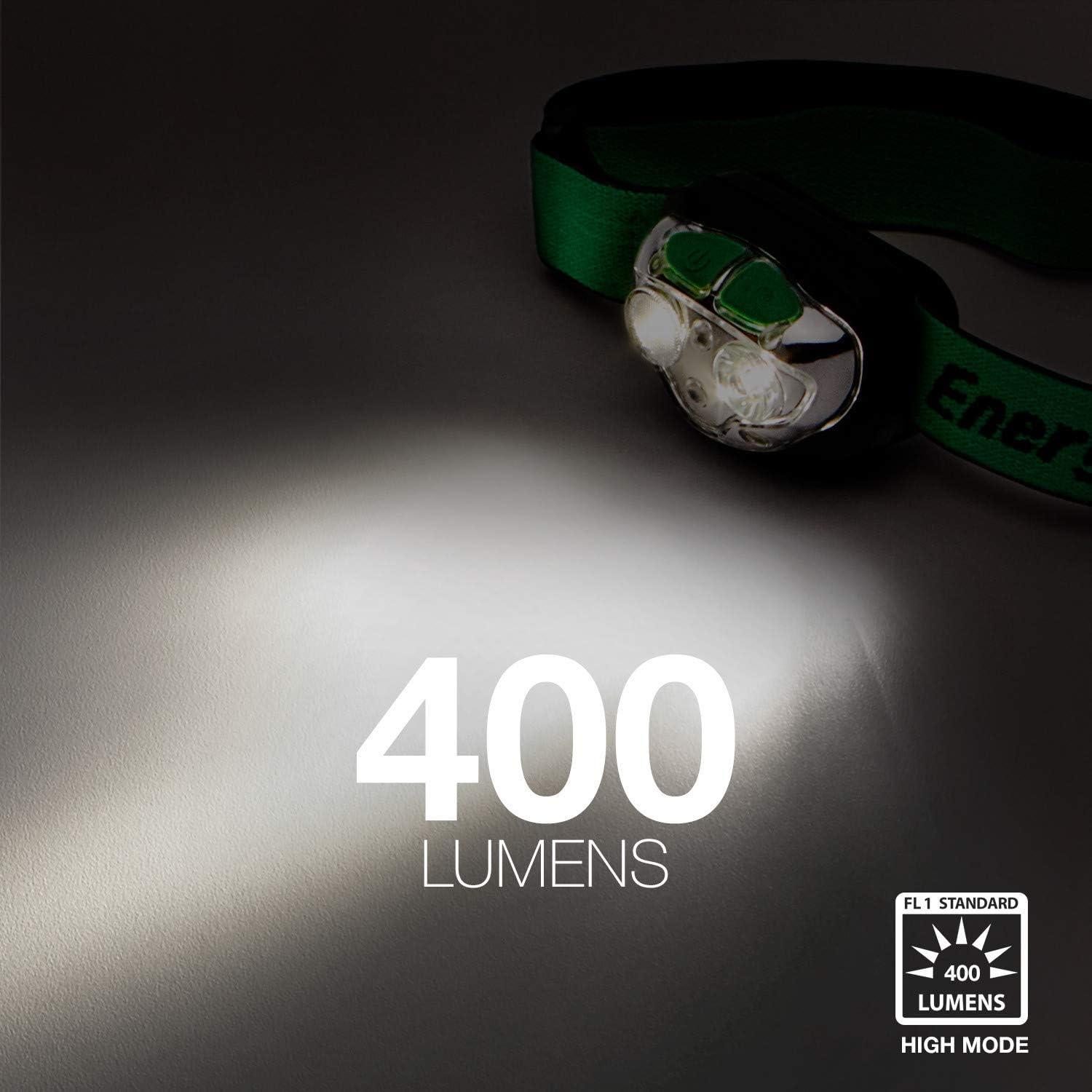 Linterna Frontal LED Energizer ENHDFRLP 400 Lúmenes Verde